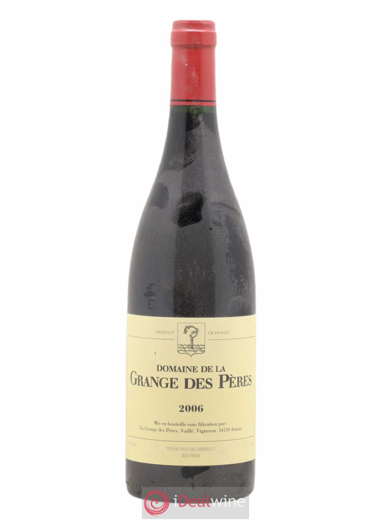 Pays d'Hérault Grange des Pères Laurent Vaillé 2006 - Lot de 1 bouteille - 0