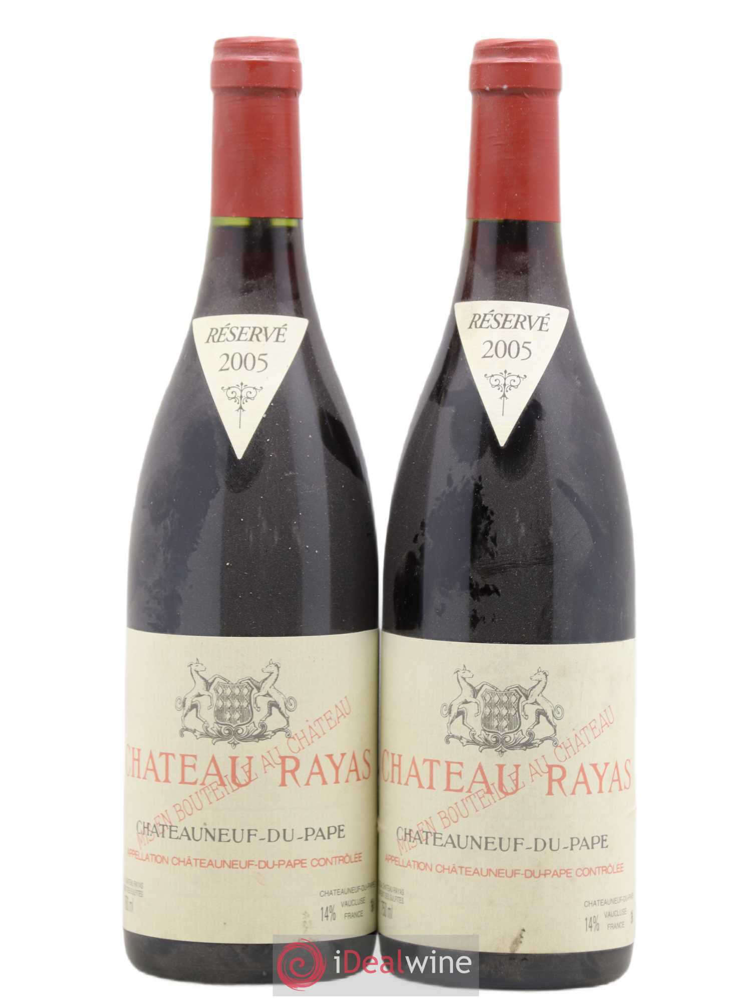 Châteauneuf-du-Pape Château Rayas Emmanuel Reynaud 2005 - Lot de 2 bouteilles - 0
