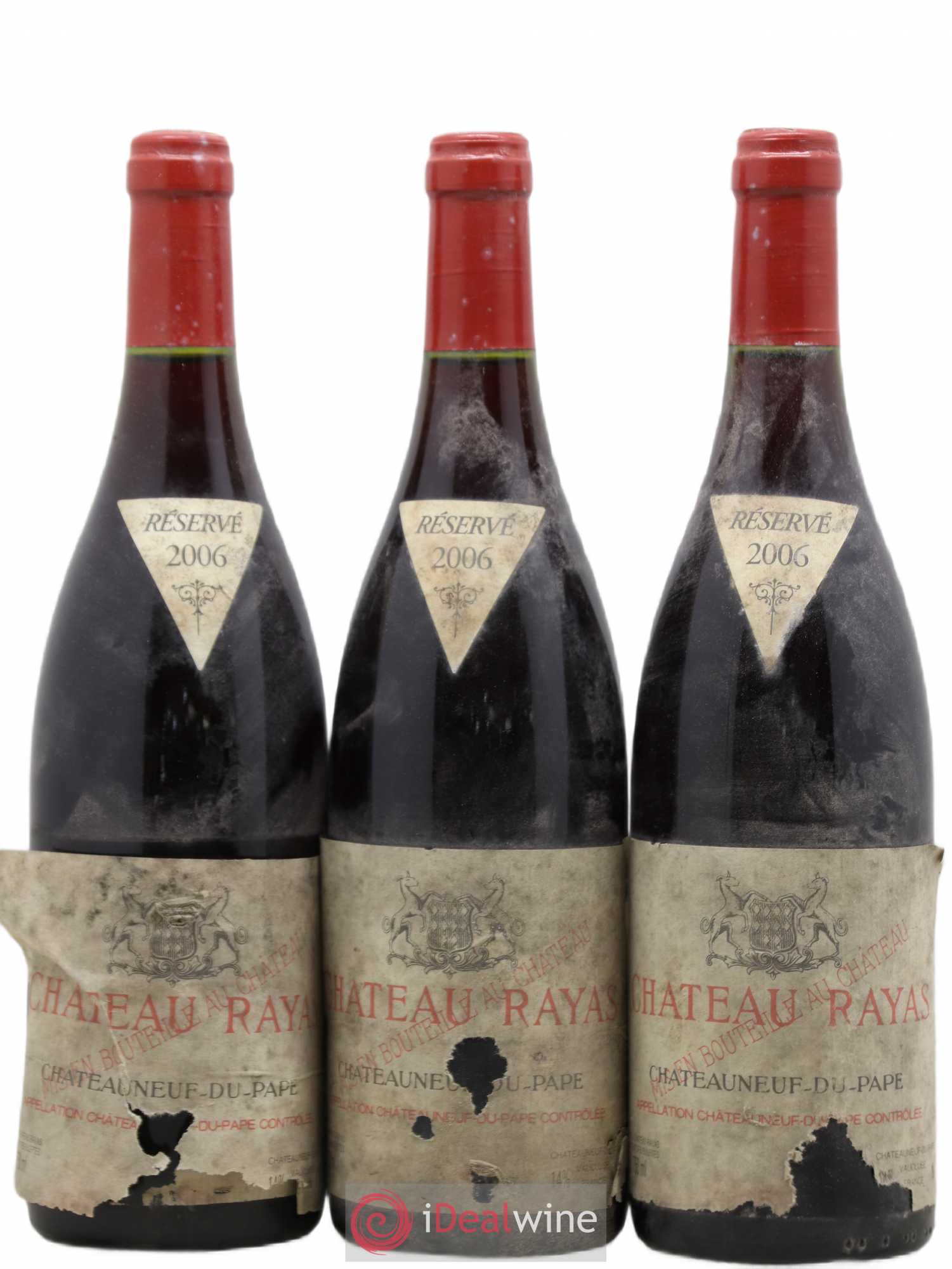 Châteauneuf-du-Pape Château Rayas Emmanuel Reynaud 2006 - Lot de 3 bouteilles - 0