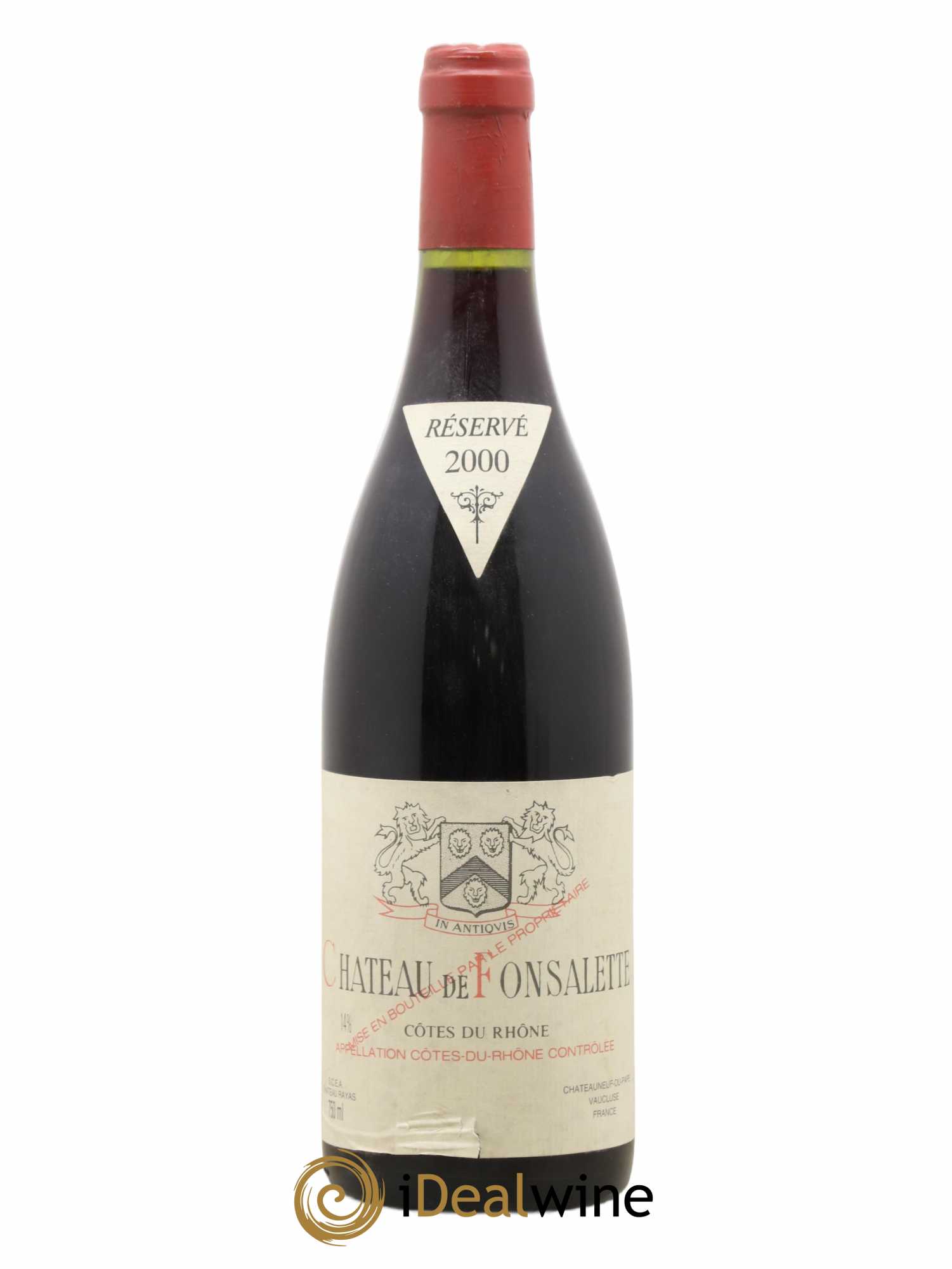 Côtes-du-Rhône Château de Fonsalette Emmanuel Reynaud 2000 - Lot de 1 bouteille - 0