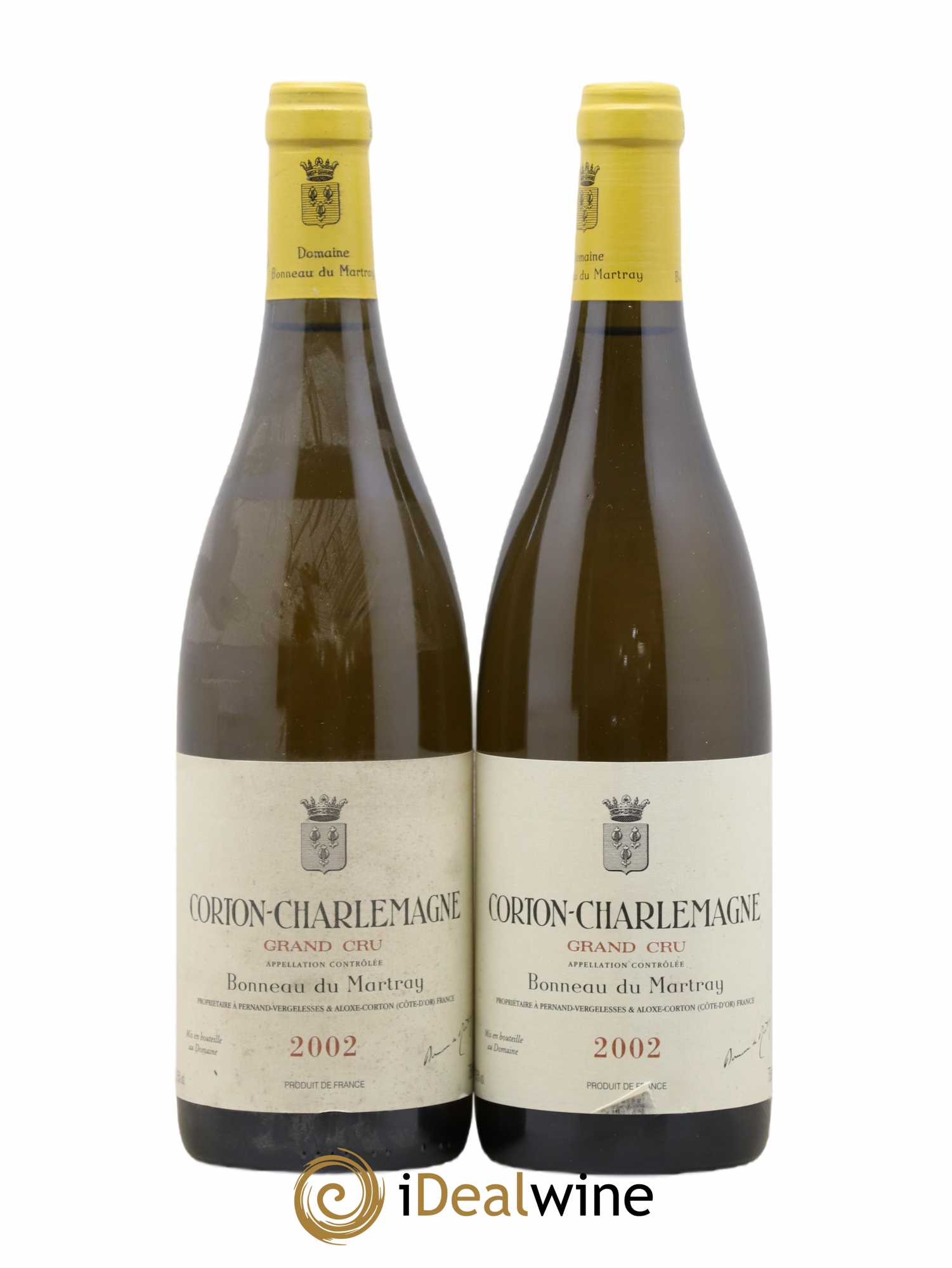 Corton-Charlemagne Grand Cru Bonneau du Martray (Domaine) 2002 - Lot de 2 bouteilles - 0