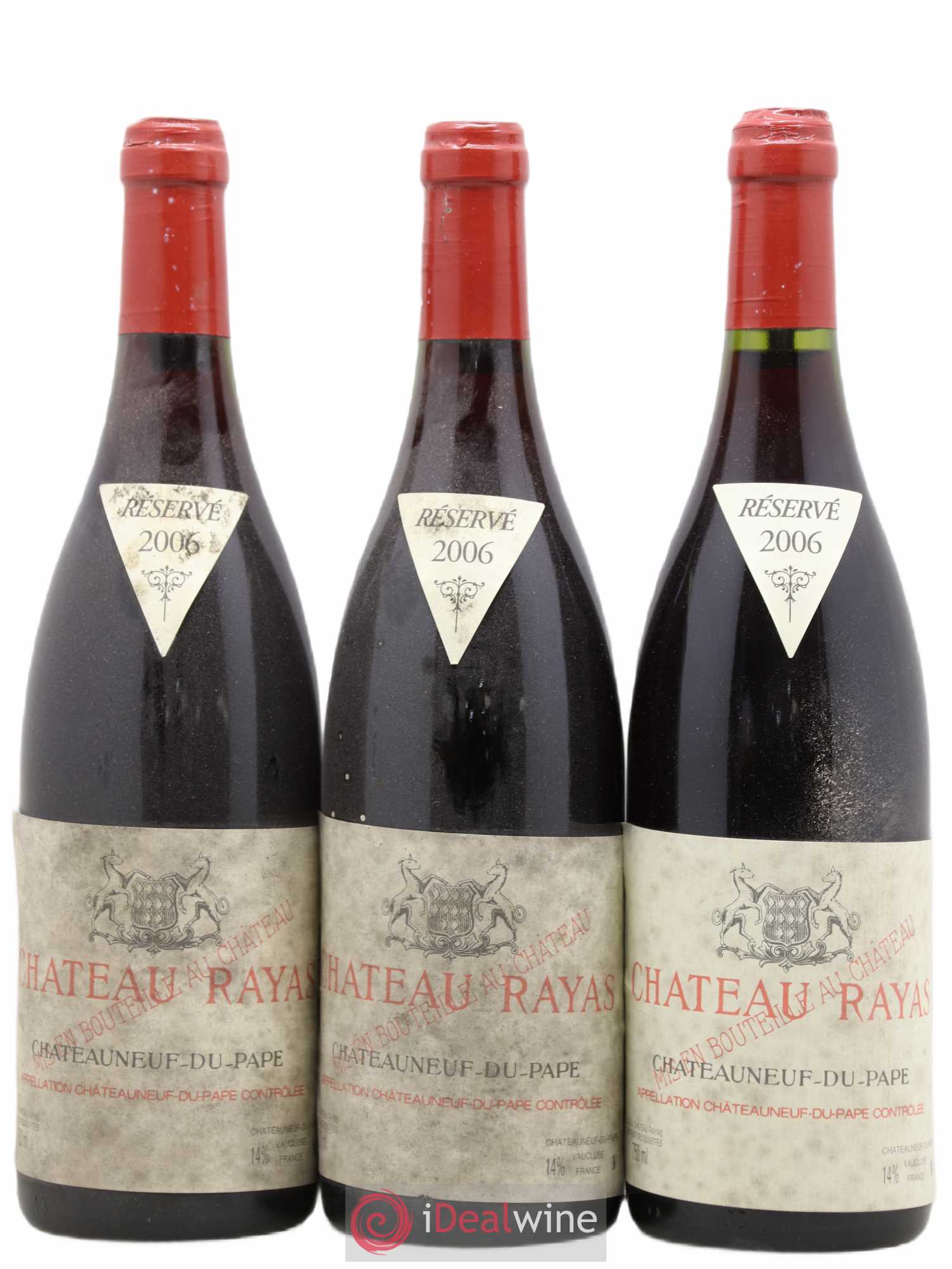 Châteauneuf-du-Pape Château Rayas Emmanuel Reynaud 2006 - Lot de 3 bouteilles - 0