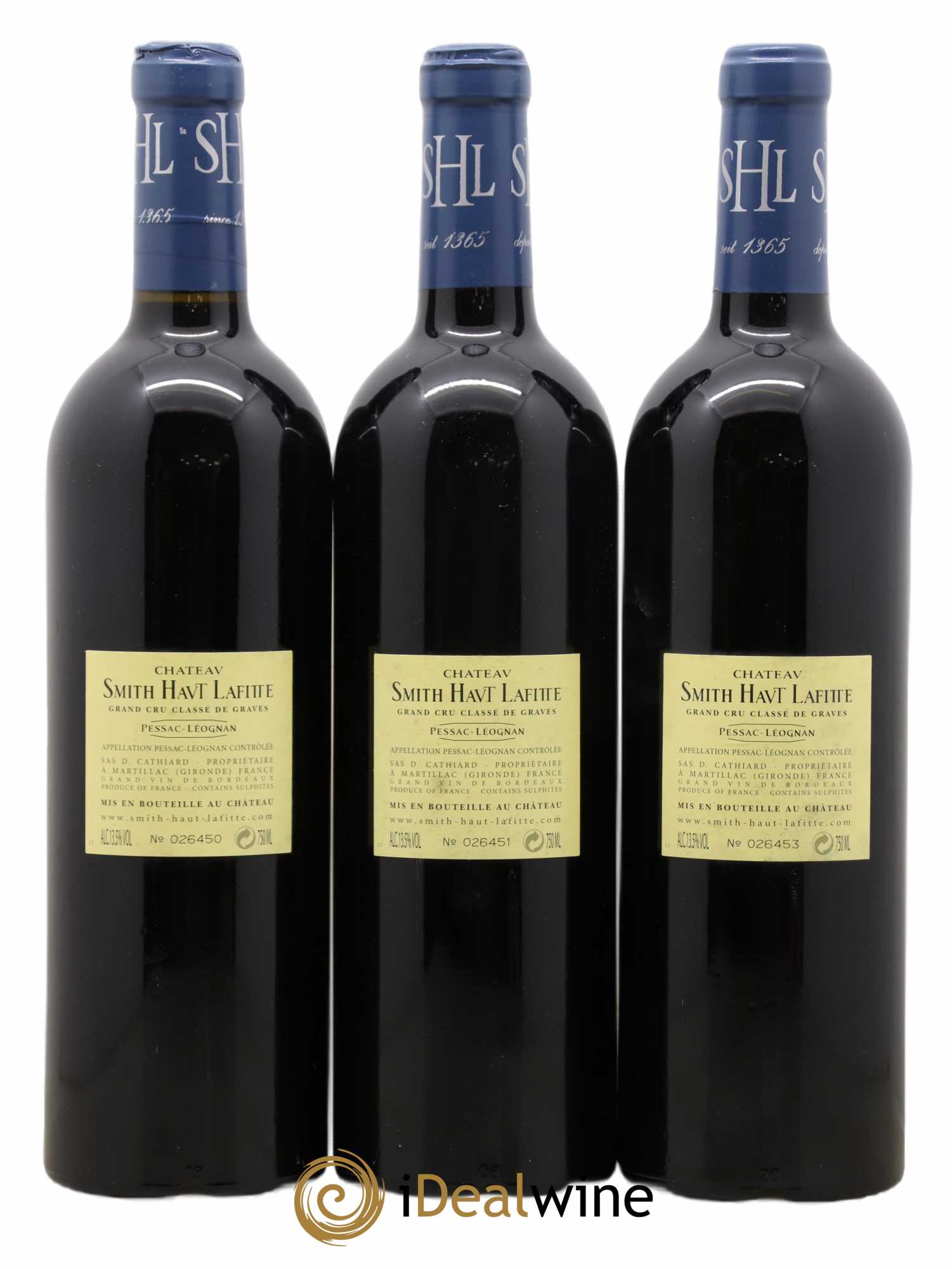Château Smith Haut Lafitte Cru Classé de Graves 2005 - Lot de 3 bouteilles - 1