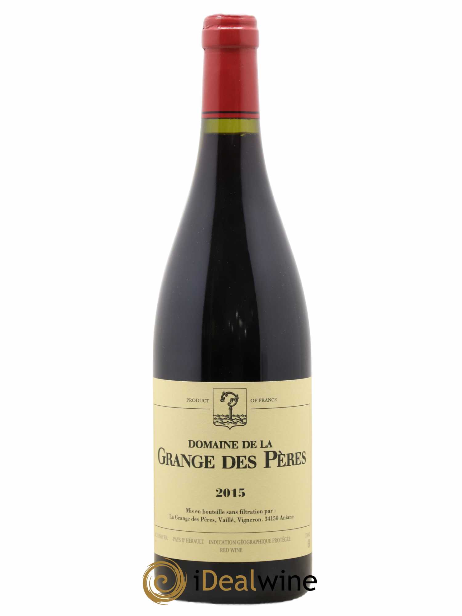 Pays d'Hérault Grange des Pères Laurent Vaillé 2015 - Lot de 1 bouteille - 0