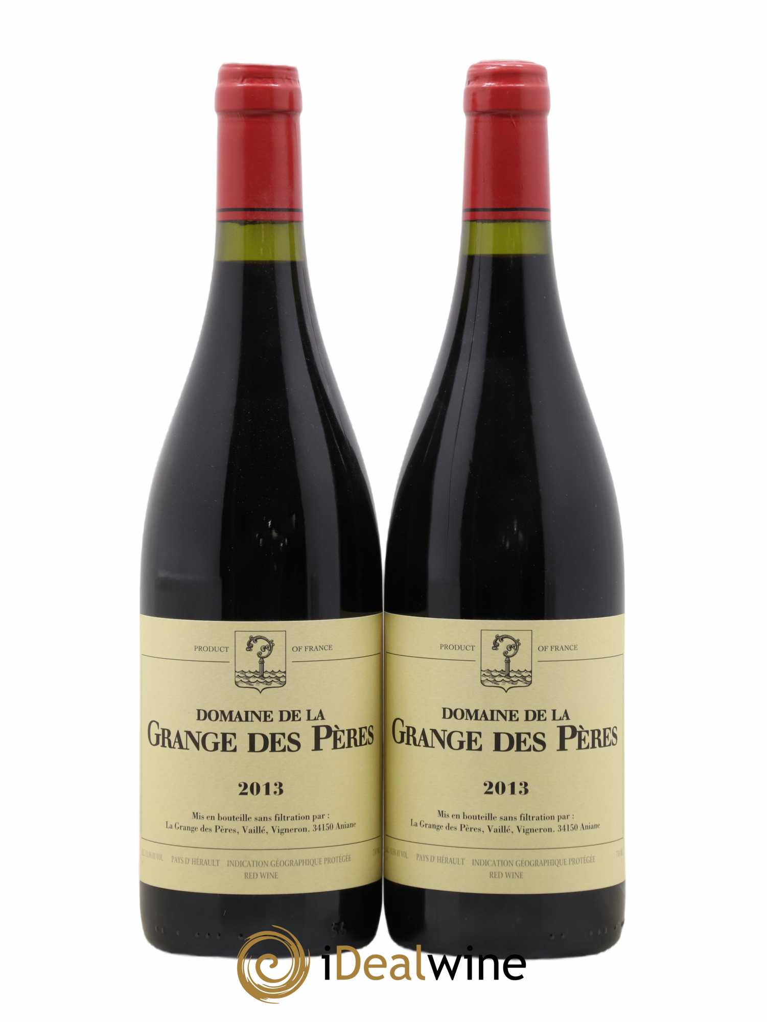 Pays d'Hérault Grange des Pères Laurent Vaillé 2013 - Lot de 2 bouteilles - 0