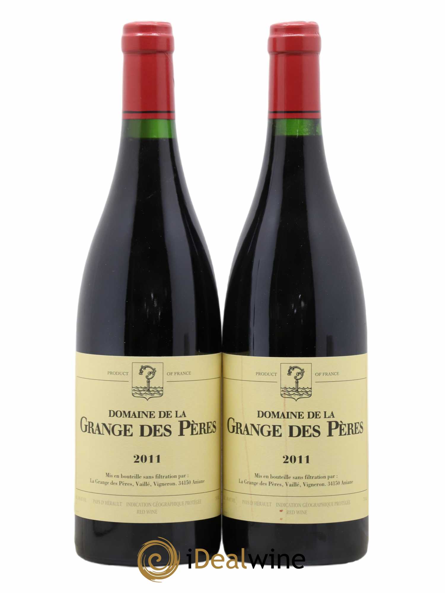 Pays d'Hérault Grange des Pères Laurent Vaillé 2011 - Lot de 2 bouteilles - 0