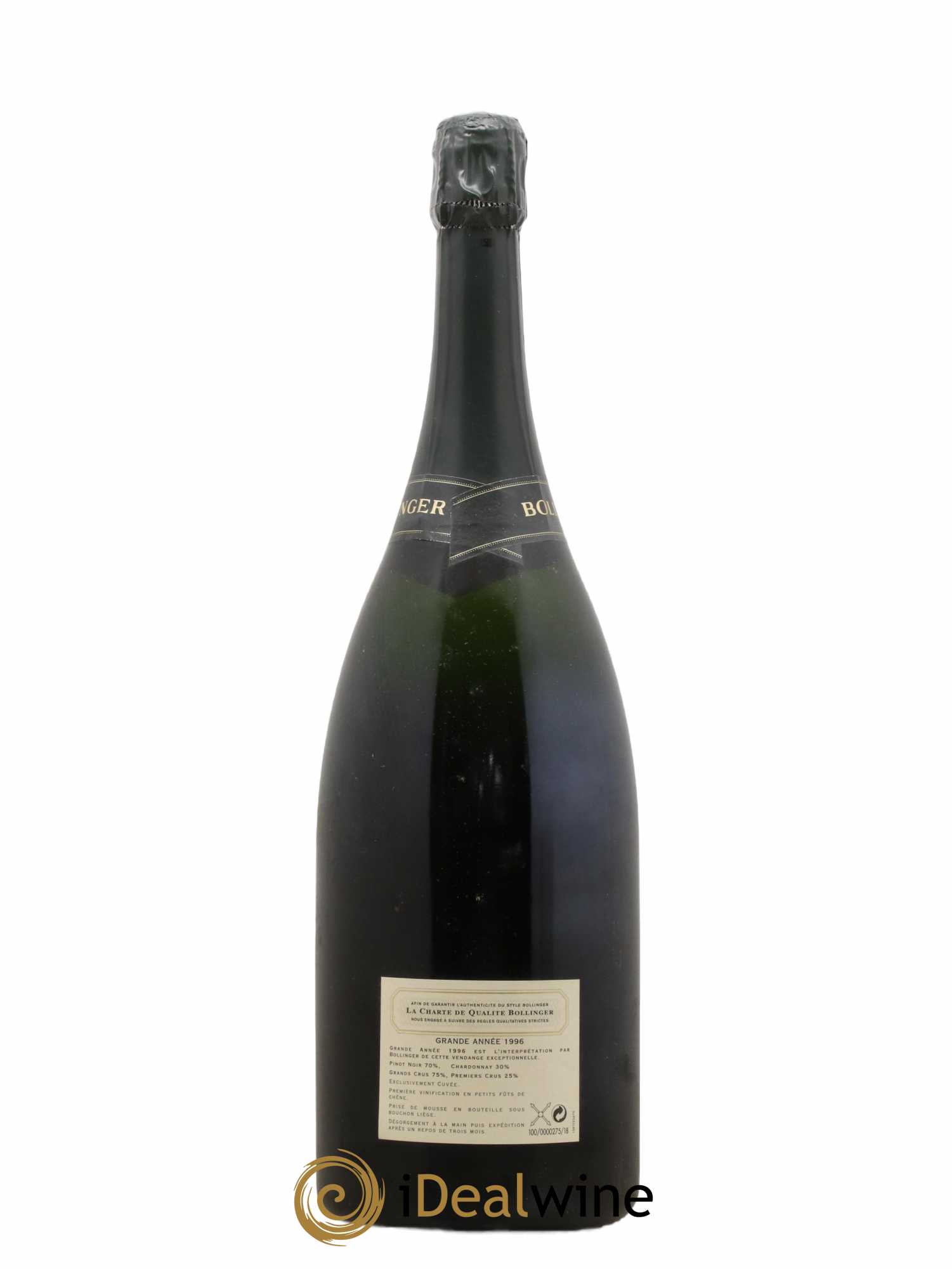La Grande Année Brut Bollinger Brut 1996 - Lot de 1 magnum - 1
