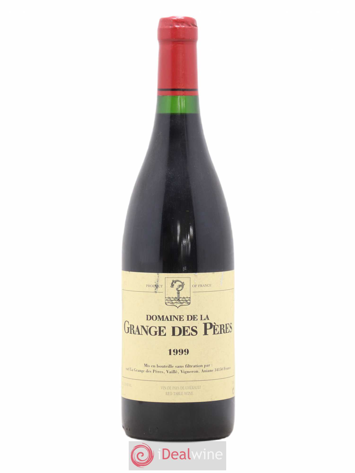 Pays d'Hérault Grange des Pères Laurent Vaillé 1999 - Lot de 1 bouteille - 0