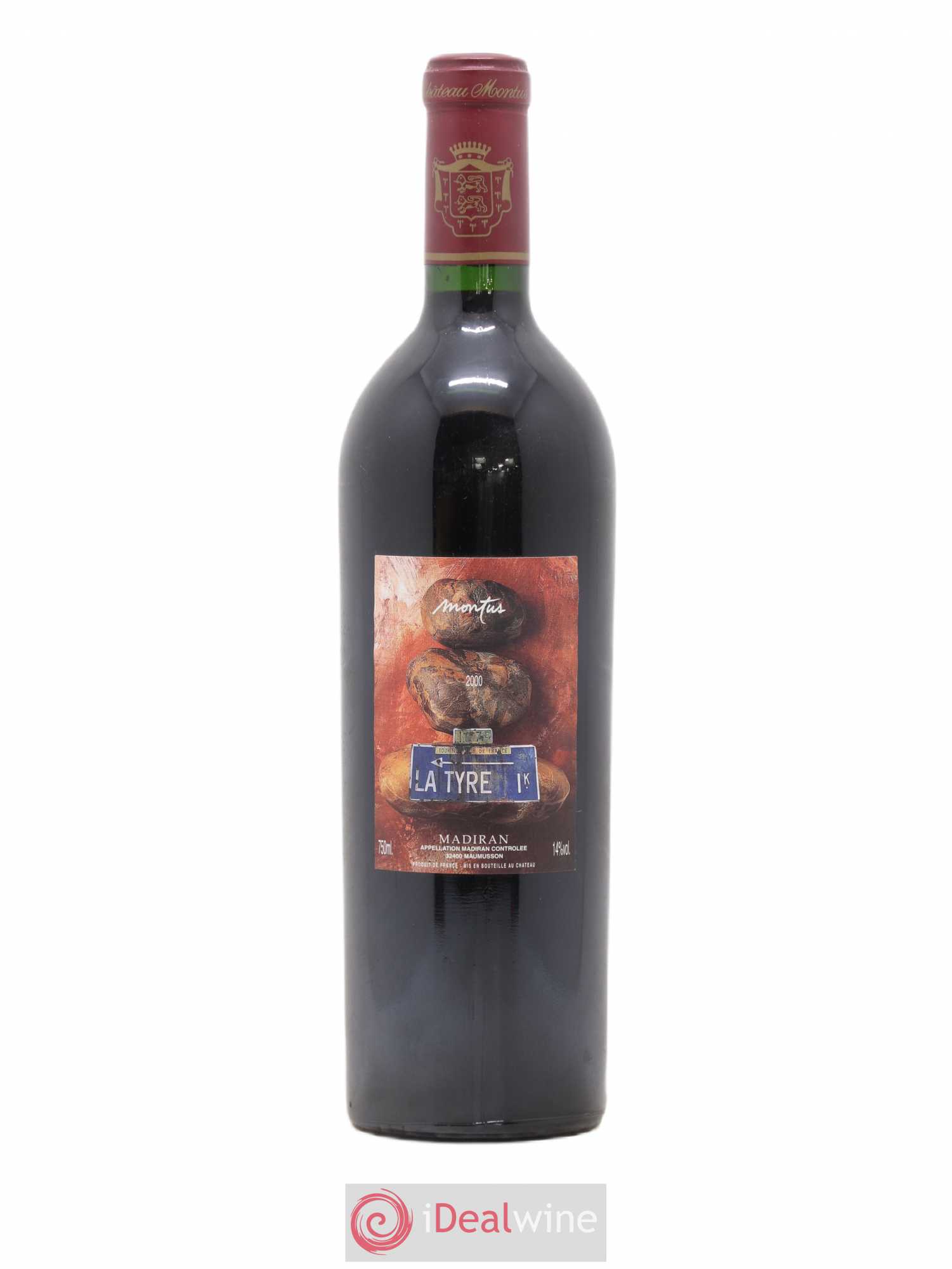 Madiran Château Montus-La Tyre Alain Brumont 2000 - Lot de 1 bouteille - 0