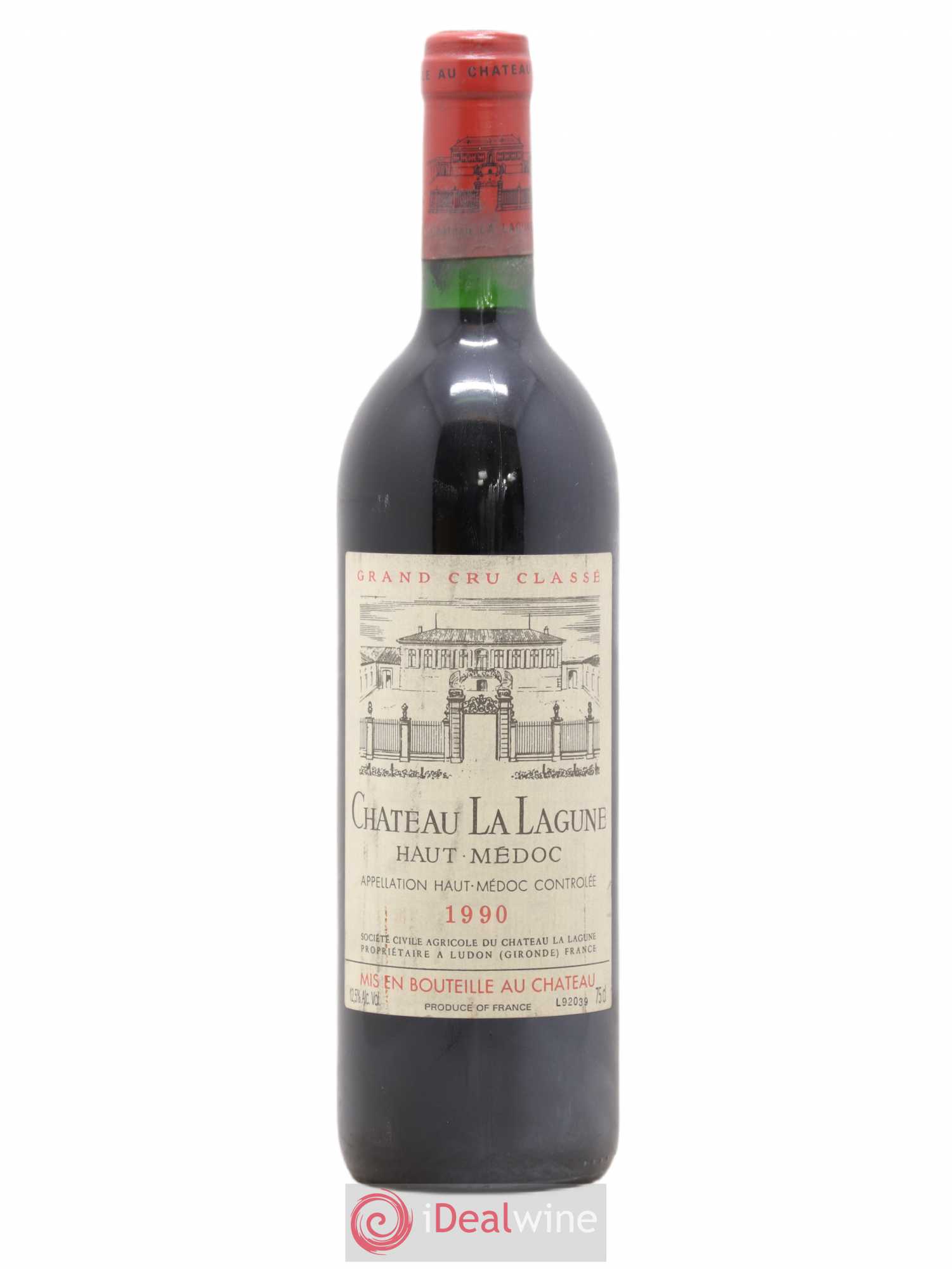 Château la Lagune 3ème Grand Cru Classé 1990 - Lot de 1 bouteille - 0