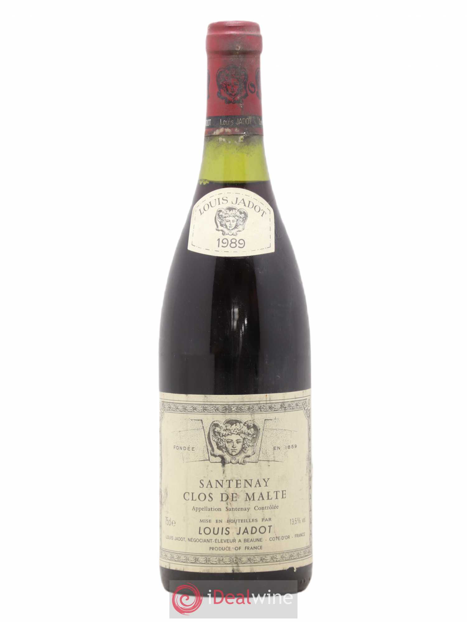 Santenay Clos de Malte Maison Louis Jadot 1989 - Lot de 1 bouteille - 0