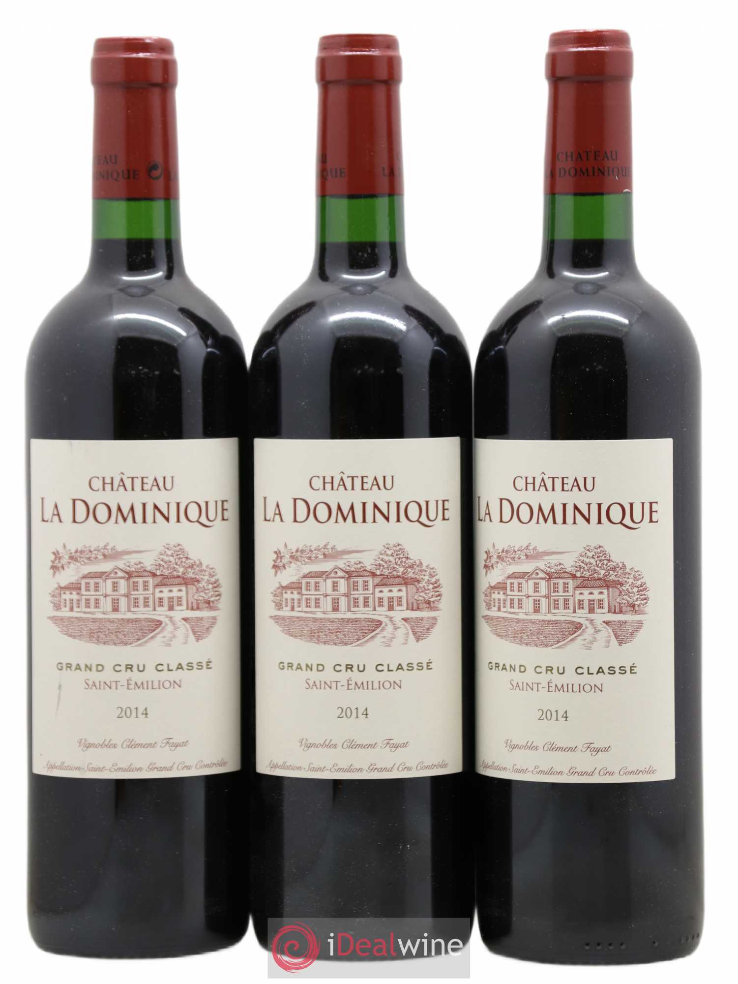 Château la Dominique Grand Cru Classé 2014 - Lot de 6 bouteilles - 1