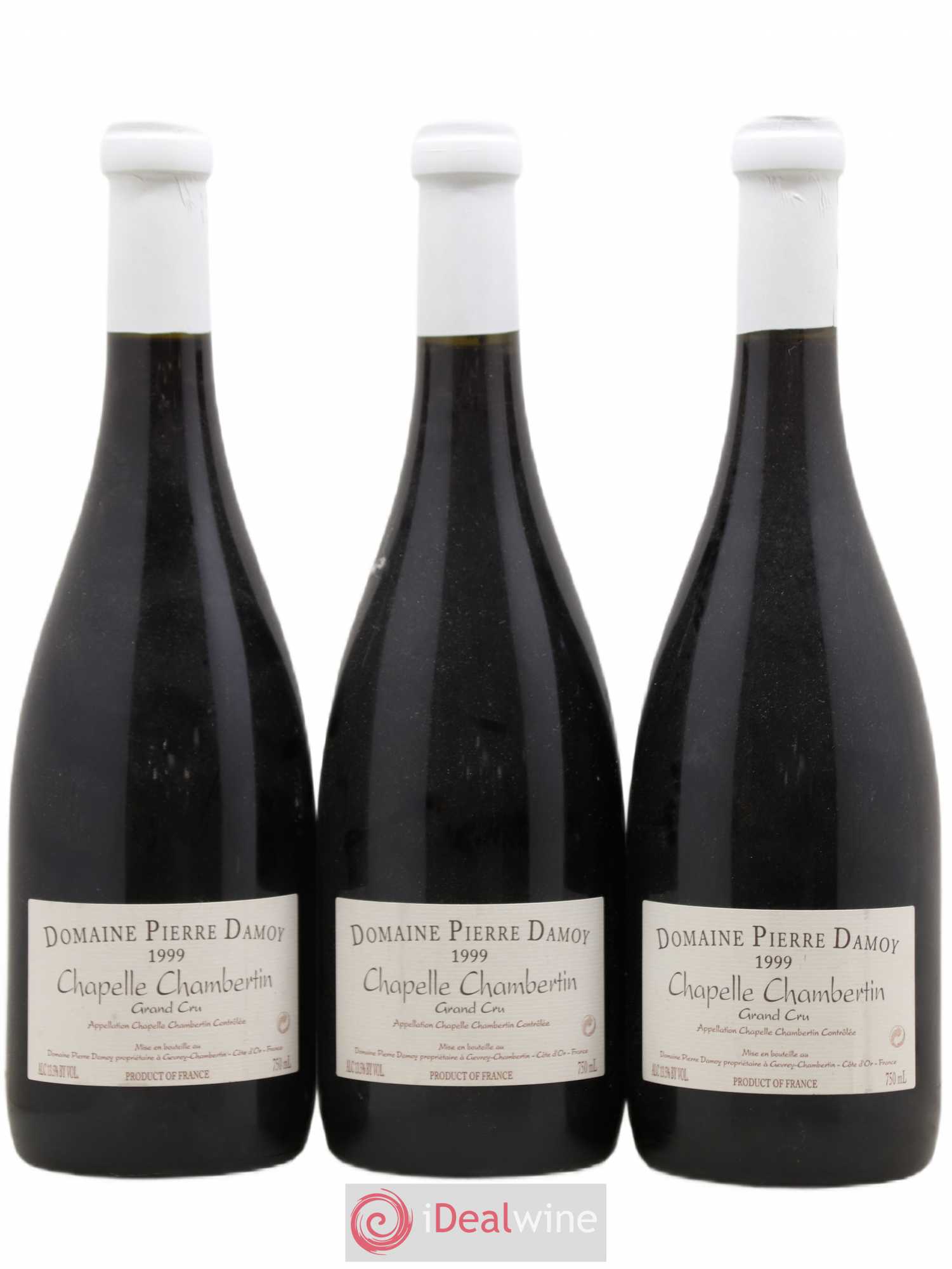 Chapelle-Chambertin Grand Cru Pierre Damoy 1999 - Lot de 3 bouteilles - 0