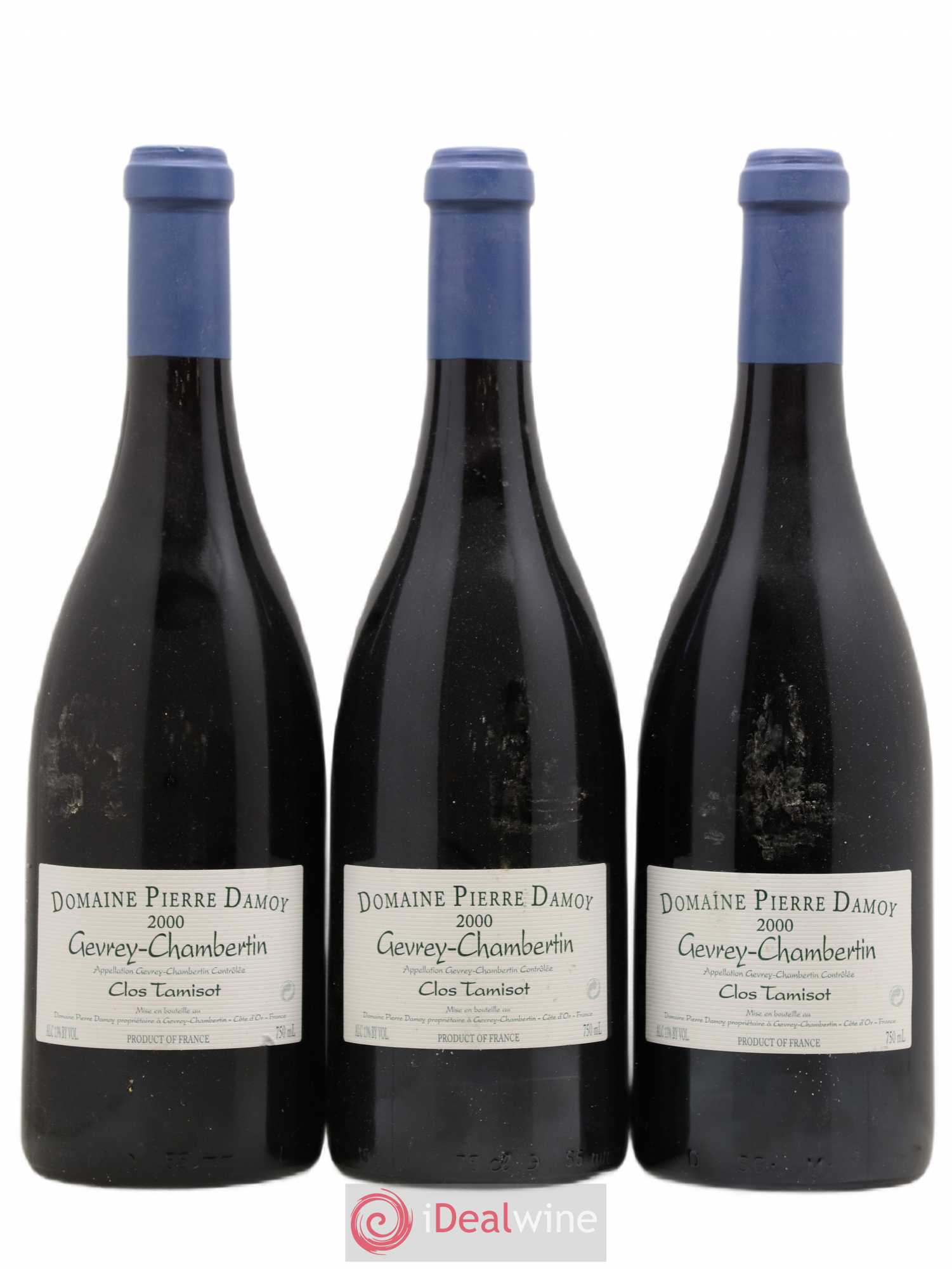 Gevrey-Chambertin Clos Tamisot Pierre Damoy 2000 - Lot de 3 bouteilles - 0