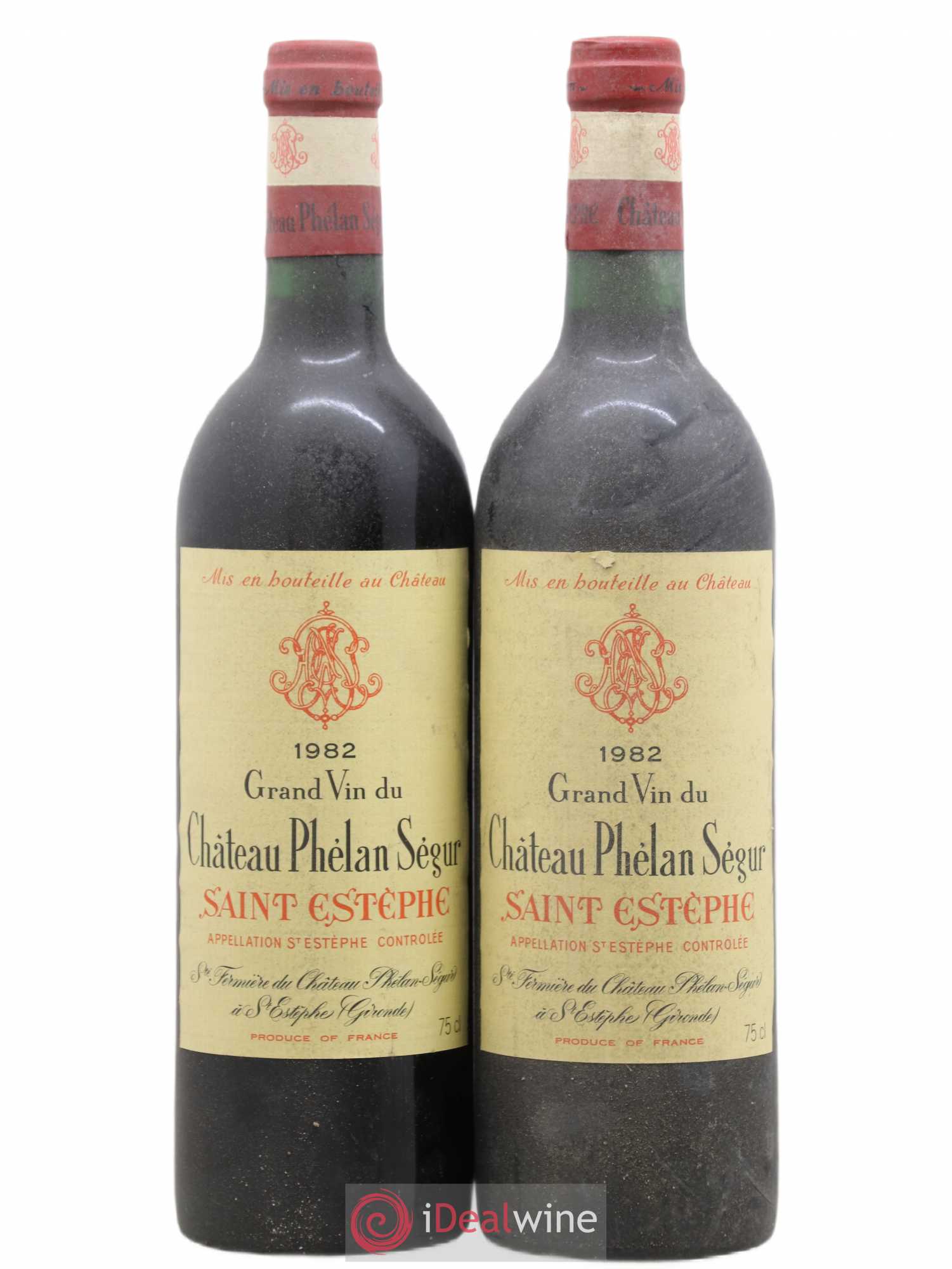 Château Phélan Ségur 1982 - Lot de 2 bouteilles - 0