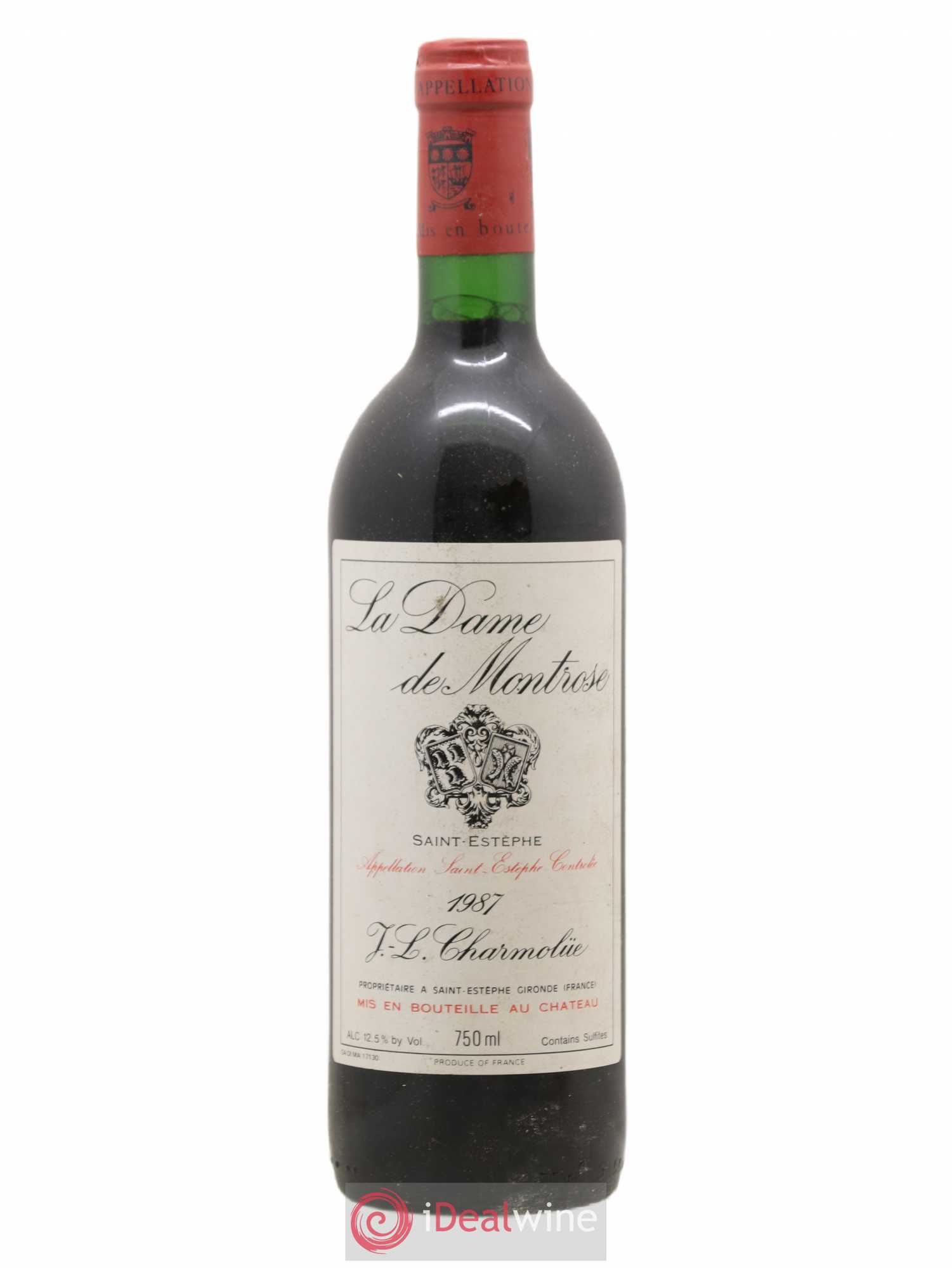 La Dame de Montrose Second Vin 1987 - Lot de 1 bouteille - 0