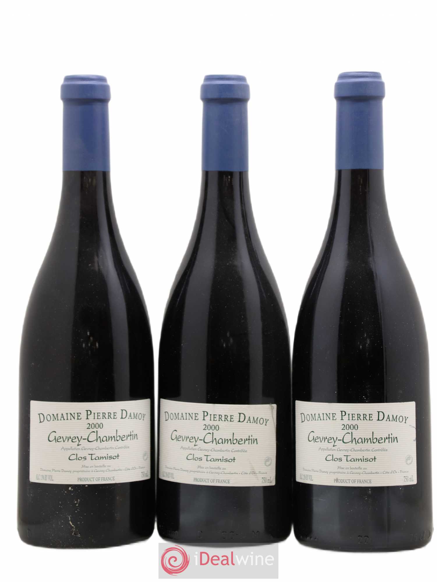 Gevrey-Chambertin Clos Tamisot Pierre Damoy 2000 - Lot de 3 bouteilles - 0