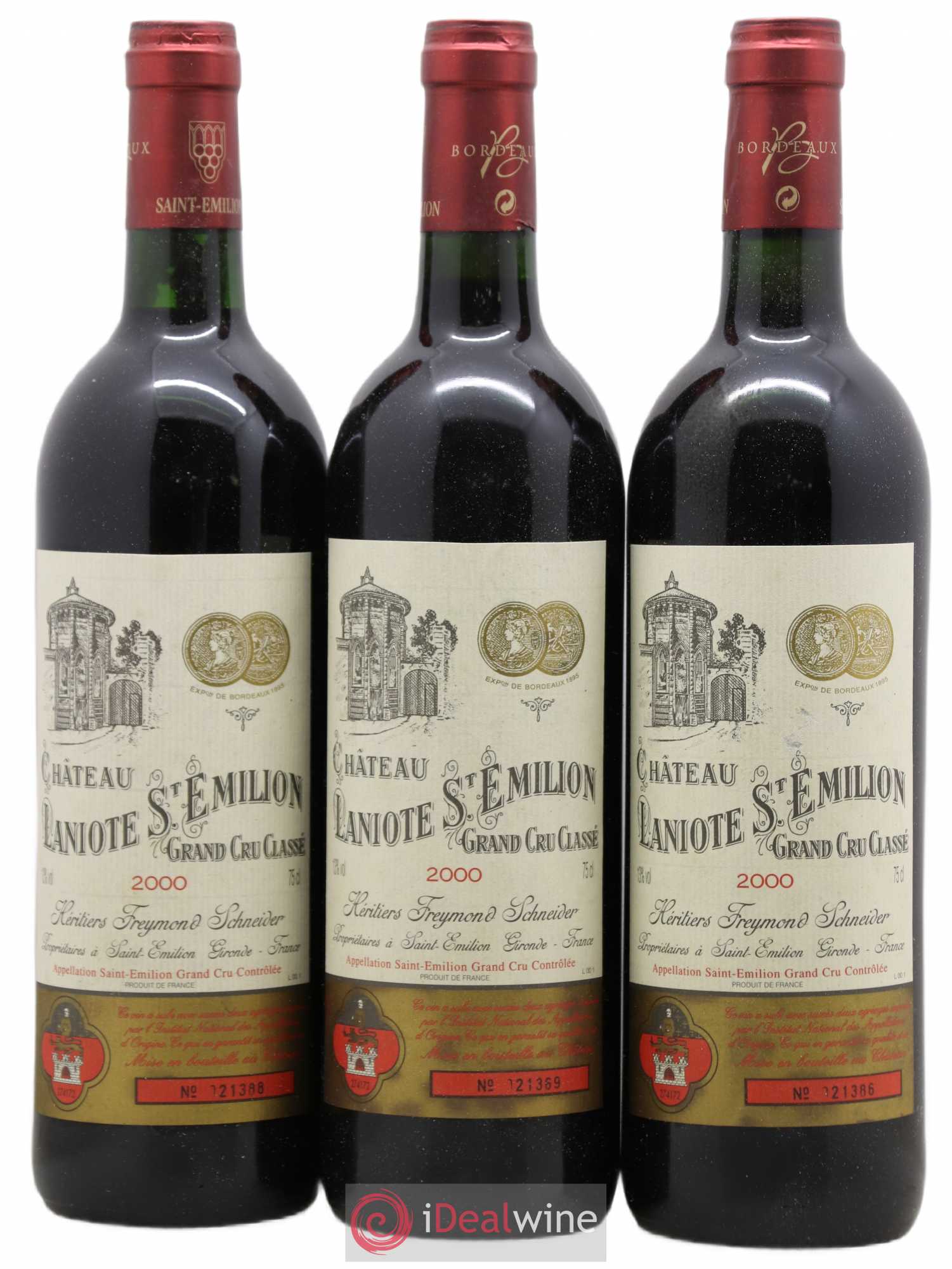 Château Laniote Grand Cru Classé 2000 - Lot de 12 bouteilles - 1