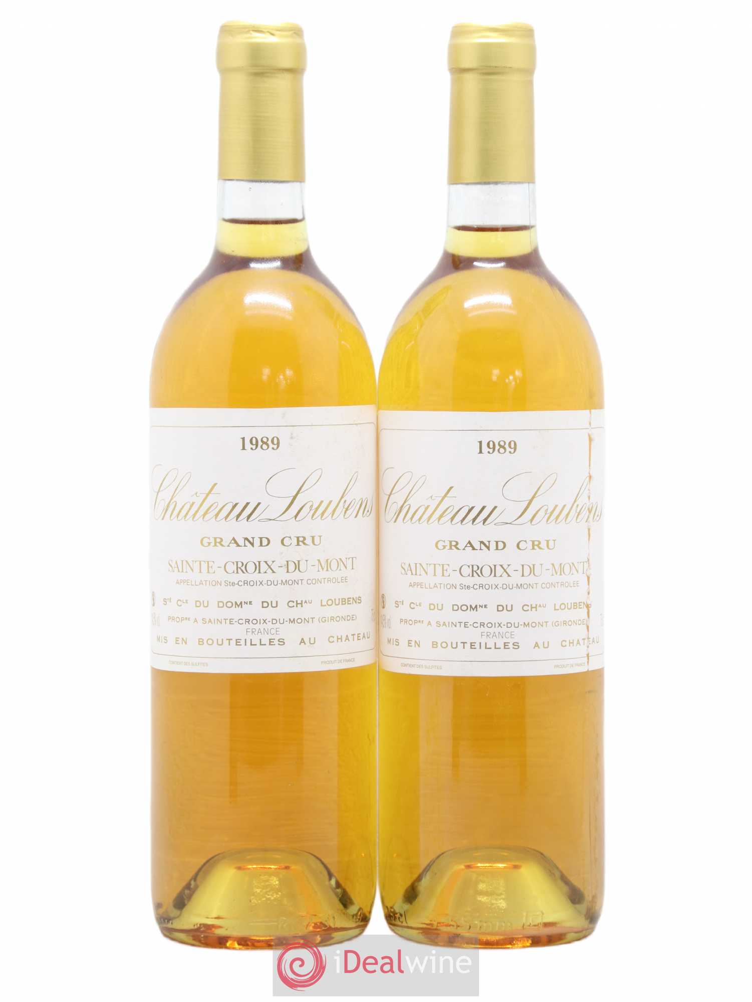 Château Loubens 1989 - Lotto di 2 bottiglie - 0