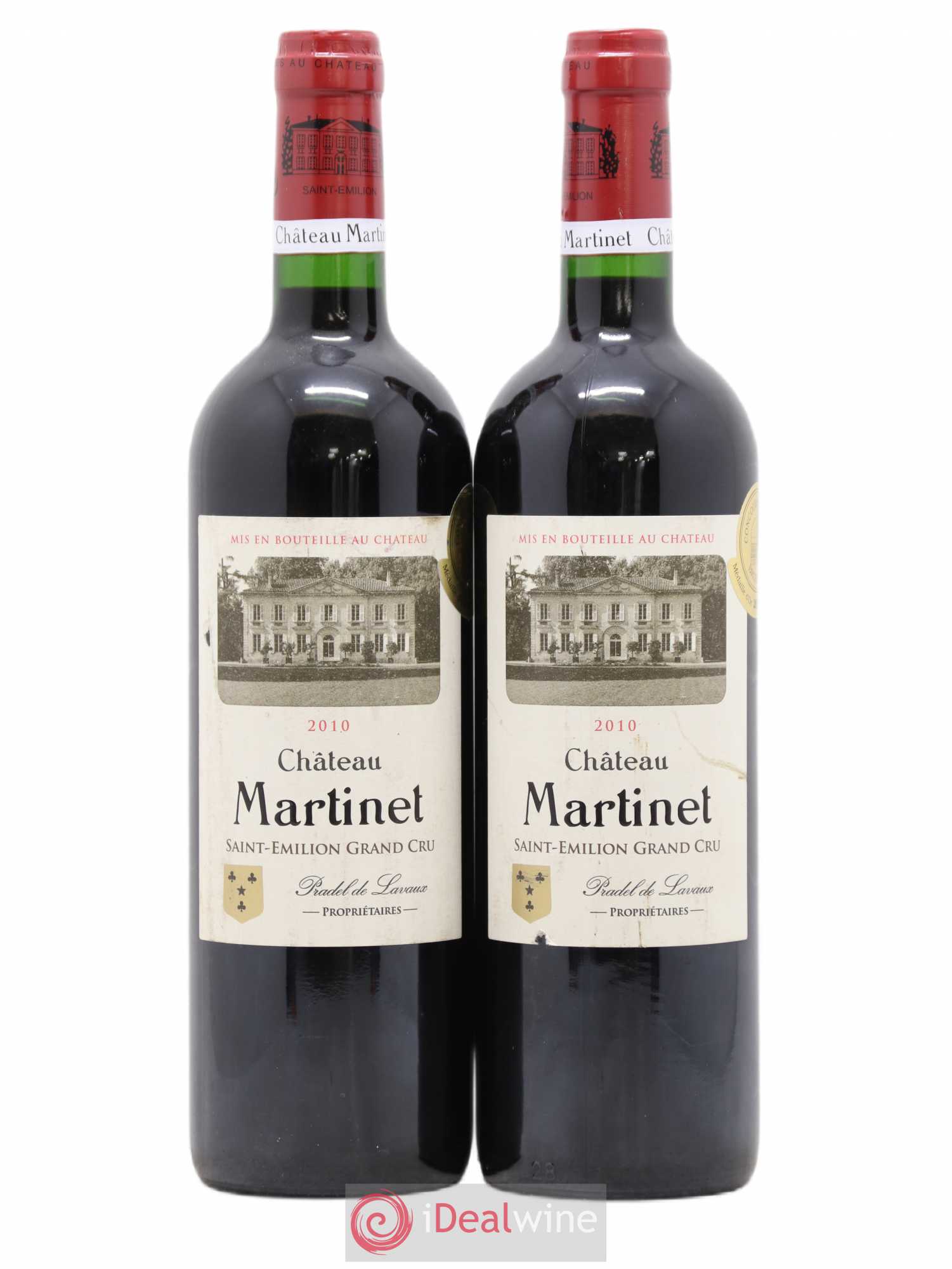 Château Martinet 2010 - Lot de 2 bouteilles - 0