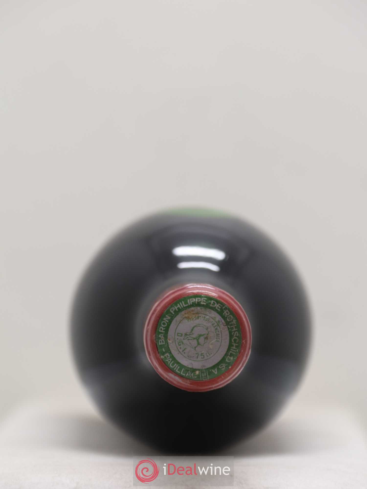 Château Mouton Rothschild 1er Grand Cru Classé 1987 - Lot de 1 bouteille - 1