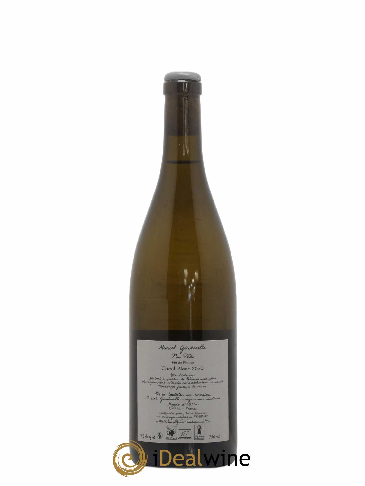 Vin de France Corail Domaine Giudicelli 2020 - Lot of 1 bottle - 1