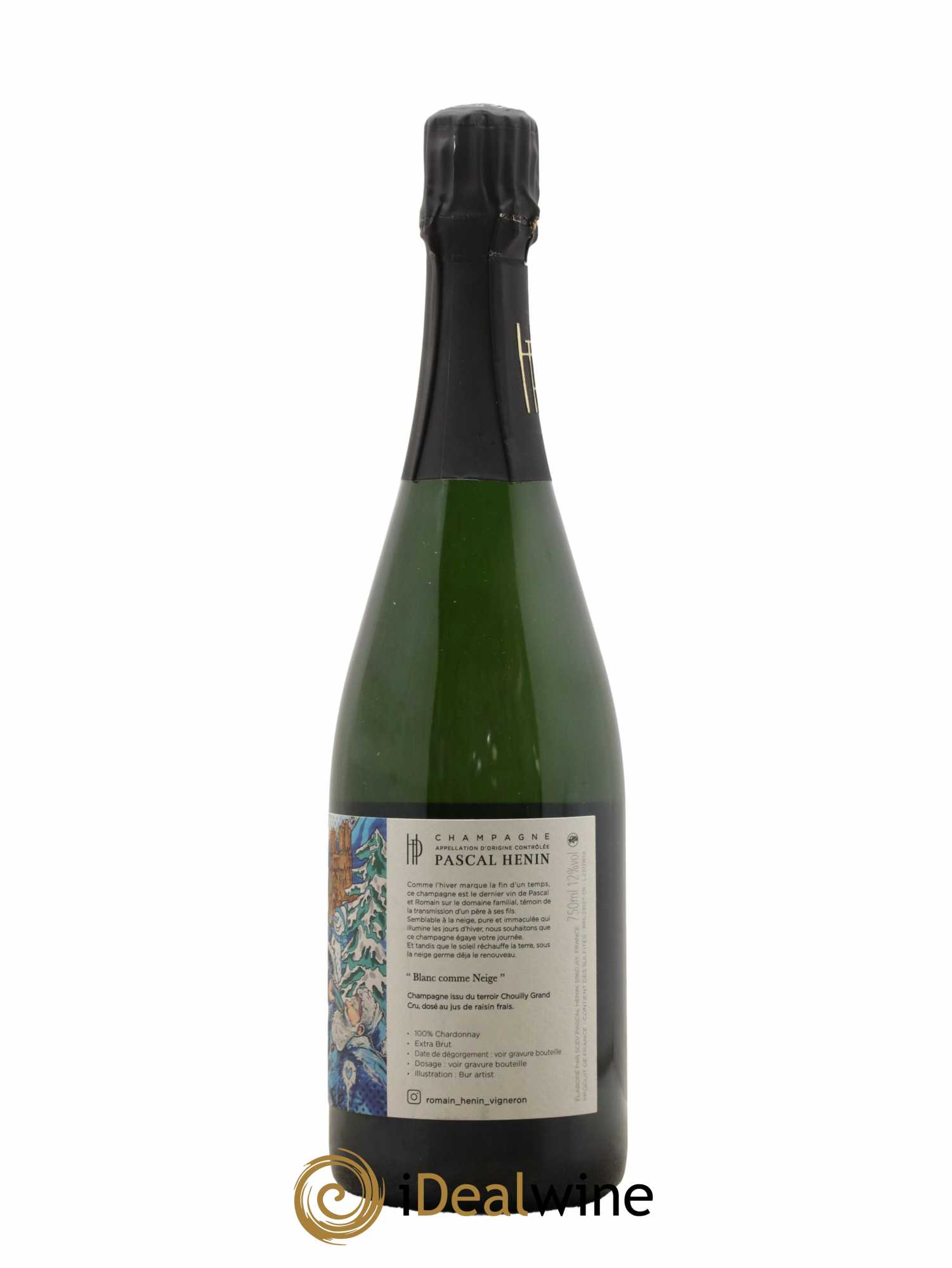 Blanc Comme Neige Pascal Henin - Romain Henin - Lot de 1 bouteille - 1