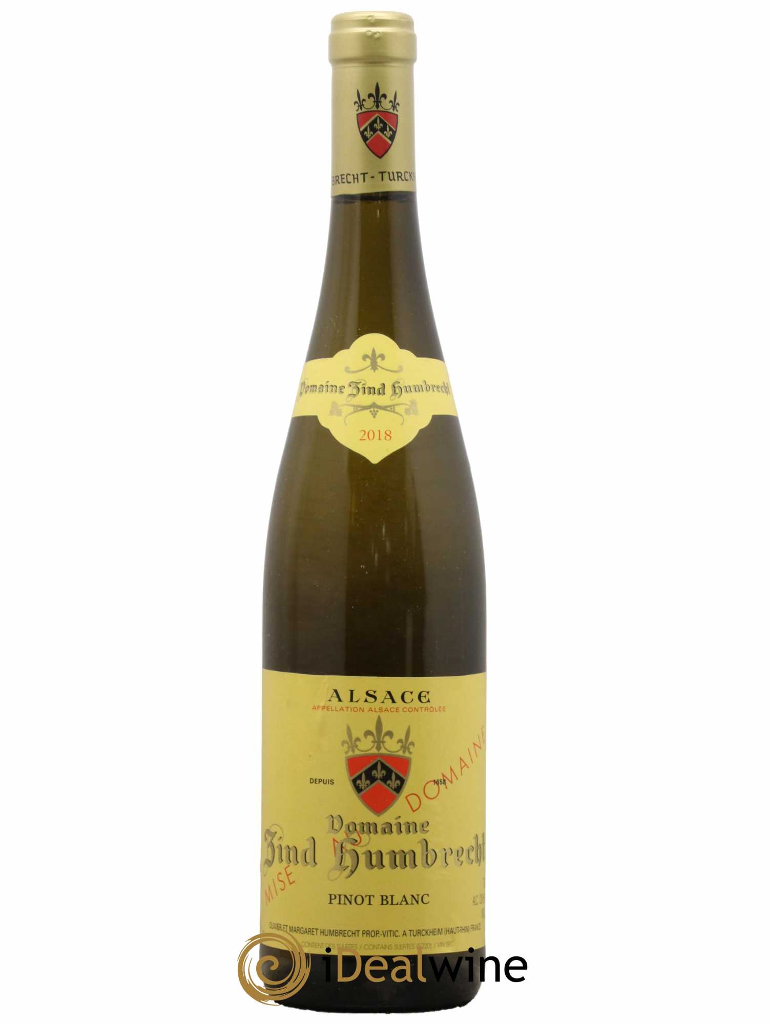 Alsace Pinot Blanc Domaine Zind-Humbrecht 2018 - Lot de 1 bouteille - 0