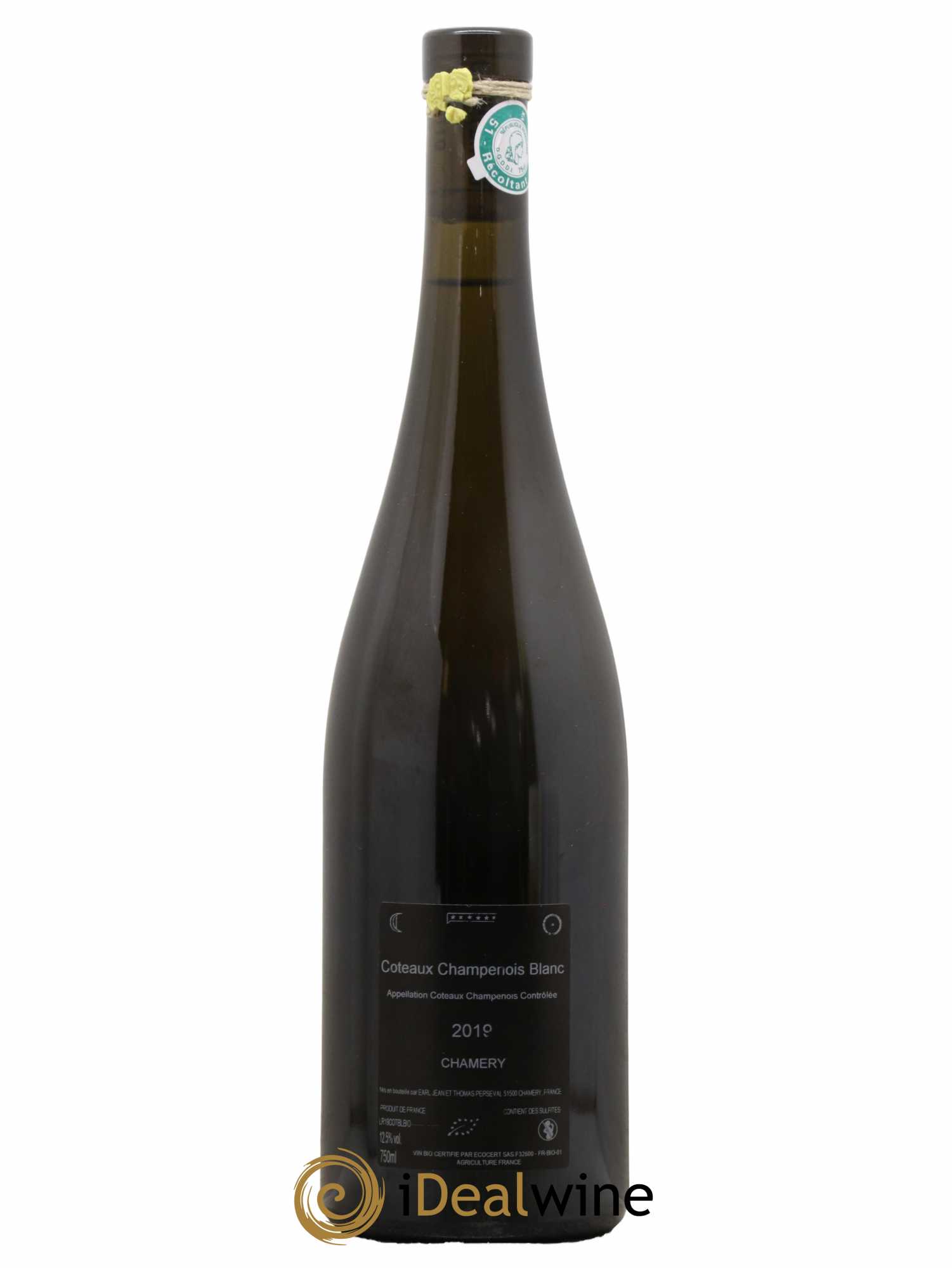 Coteaux Champenois Domaine Thomas Perseval 2019 - Lot de 1 bouteille - 1
