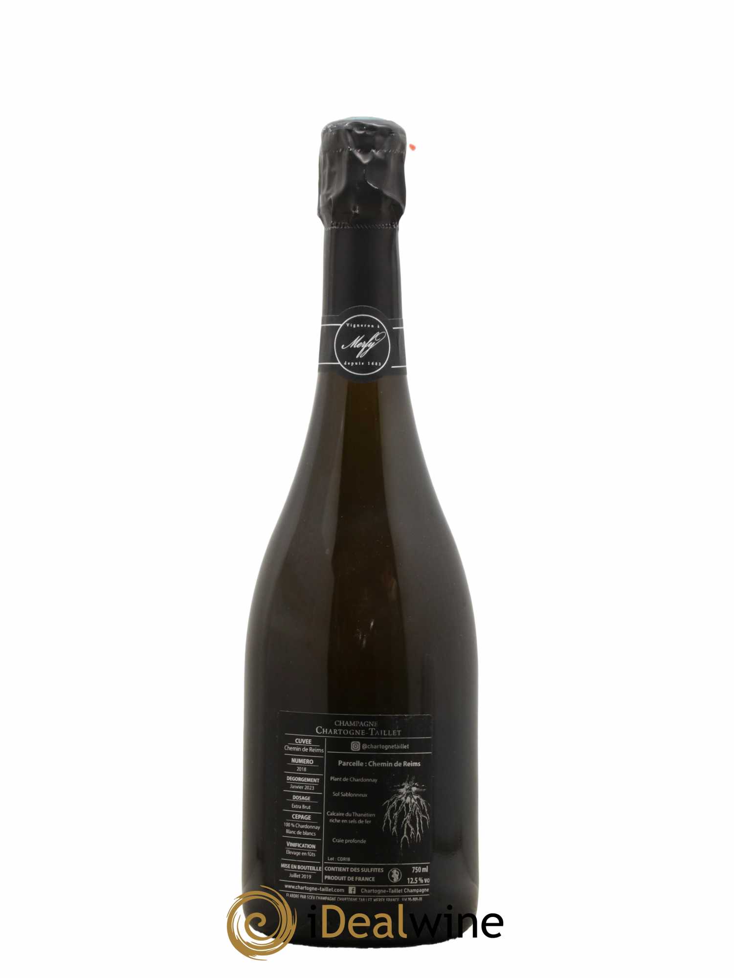 Chemins de Reims Chartogne-Taillet 2018 - Lot de 1 bouteille - 1