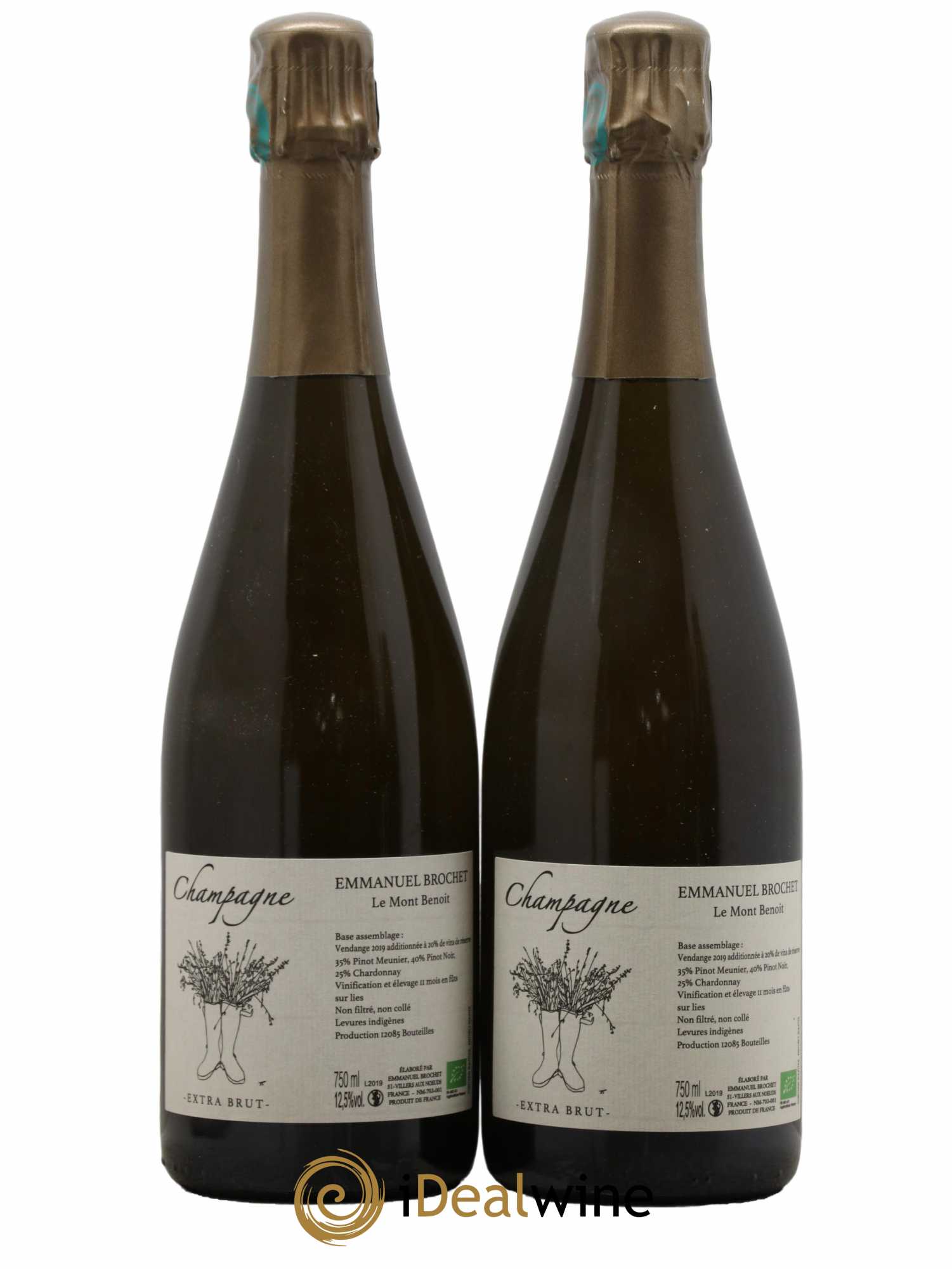 Le Mont Benoit Extra-Brut Emmanuel Brochet - Lot de 2 bouteilles - 0