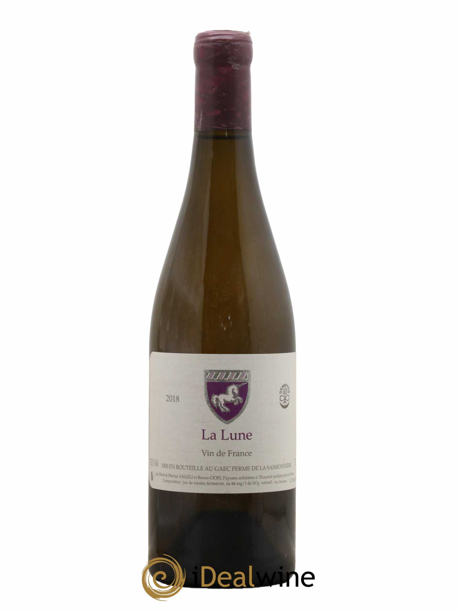 Vin de France La Lune Mark Angeli (Domaine) - Ferme de la Sansonnière 2018 - Lot de 1 bouteille - 0