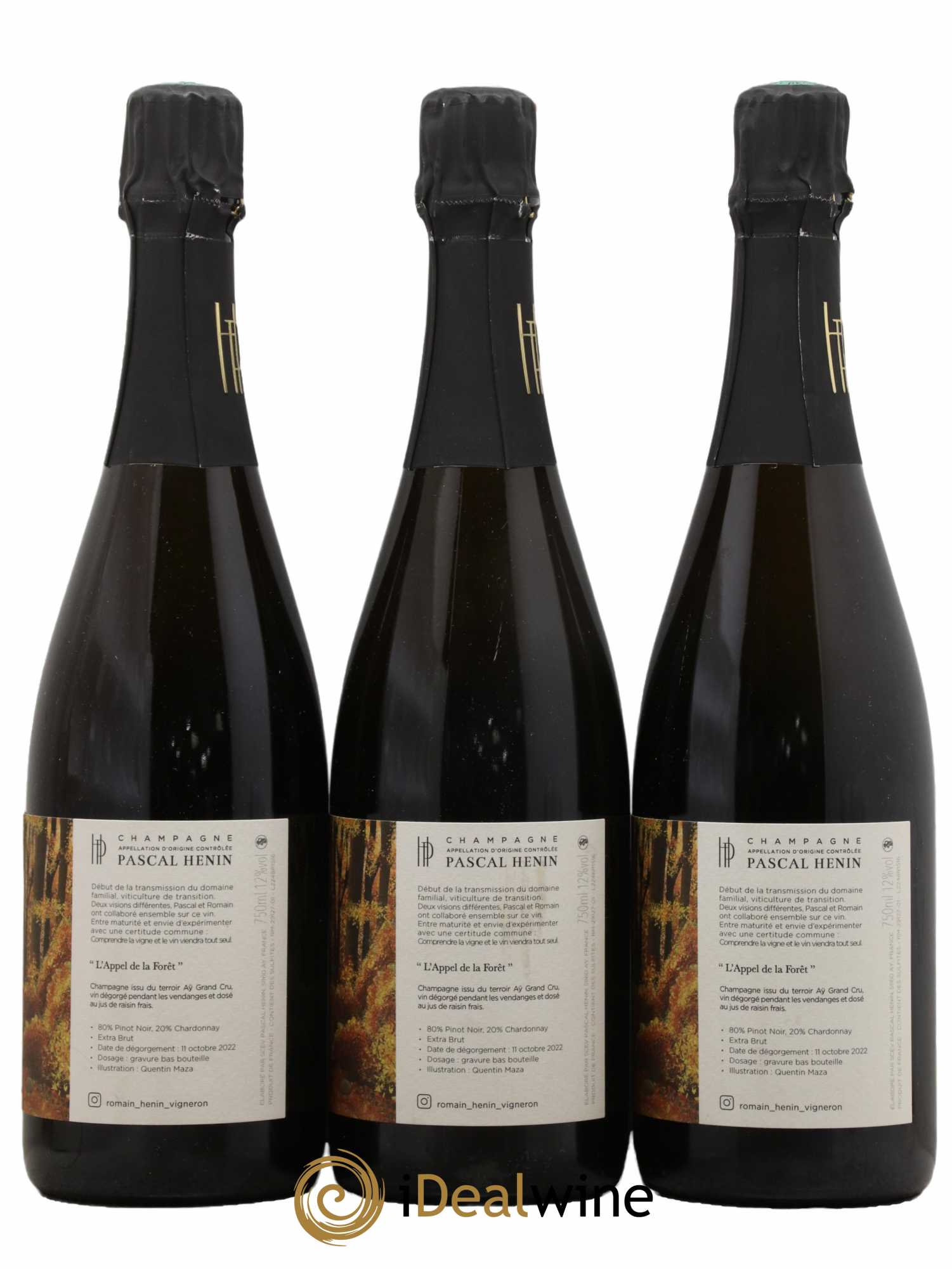 L'Appel de la Fôret Romain Henin - Lot de 3 bouteilles - 1