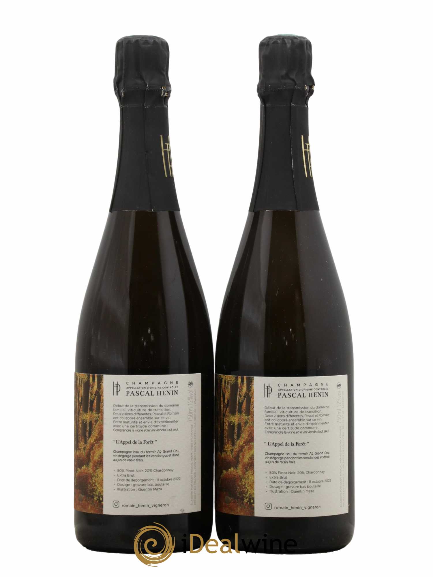 L'Appel de la Fôret Romain Henin - Lot de 2 bouteilles - 1