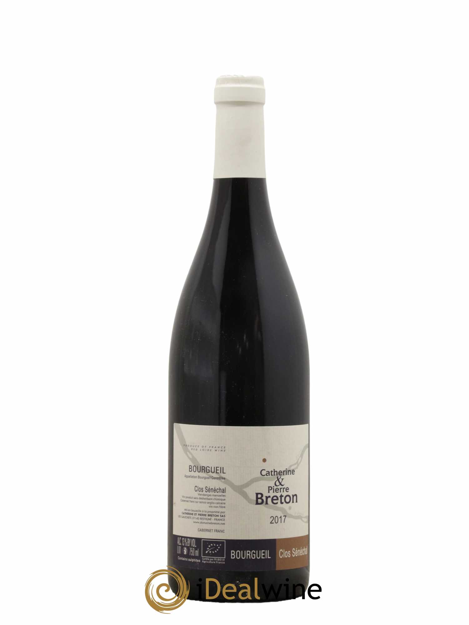 Bourgueil Clos Sénéchal Catherine et Pierre Breton 2017 - Lot de 1 bouteille - 0