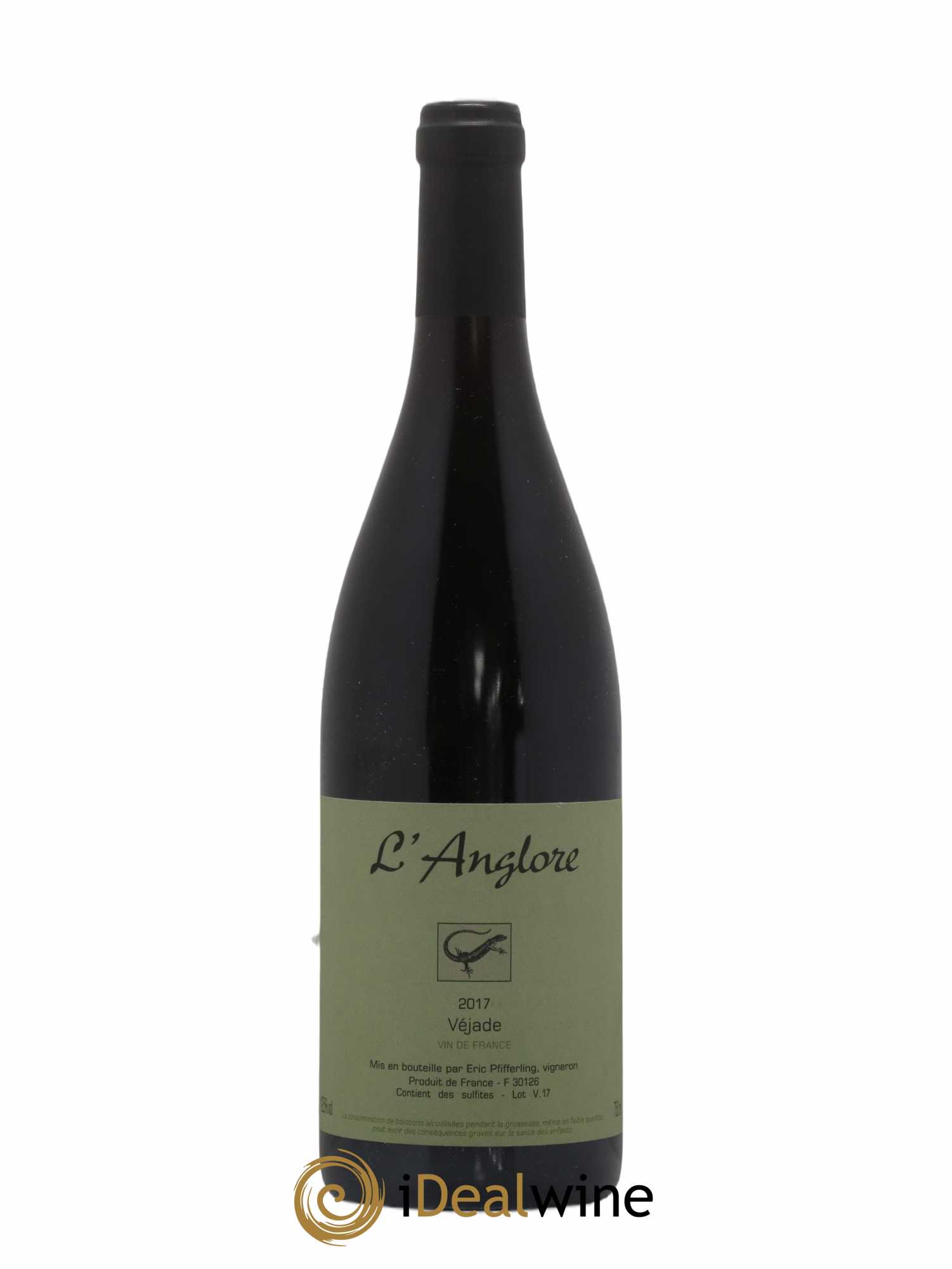 Vin de France Véjade L'Anglore 2017 - Lot of 1 bottle - 0
