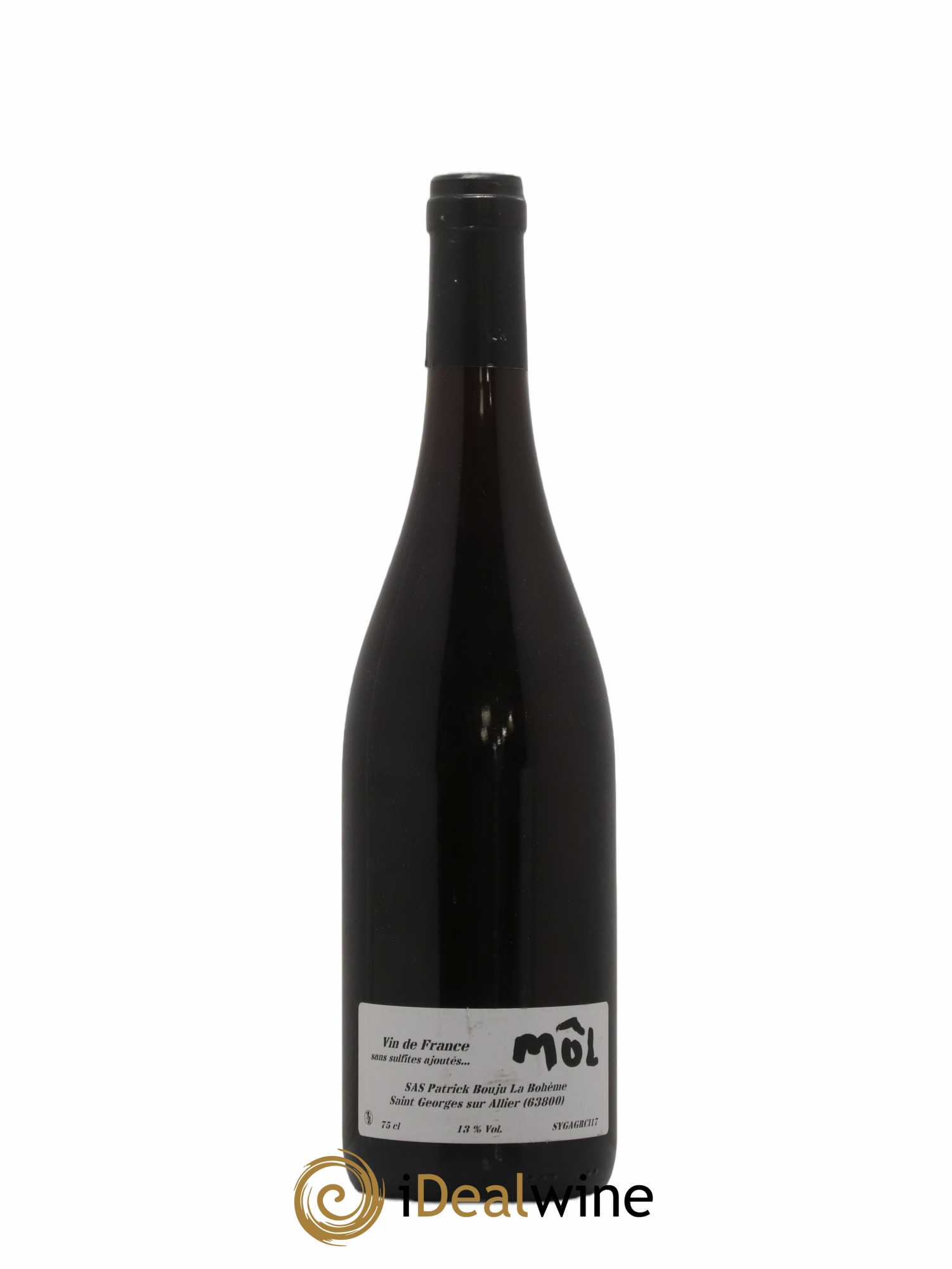 Vin de France Môl Patrick Bouju - La Bohème 2017 - Lot de 1 bouteille - 1