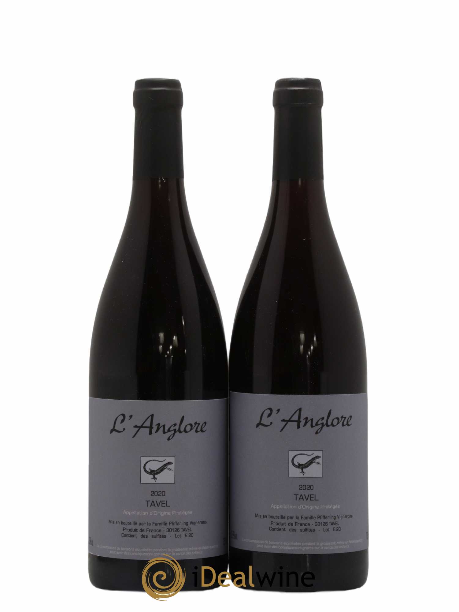 Tavel L'Anglore 2020 - Lot de 2 bouteilles - 0