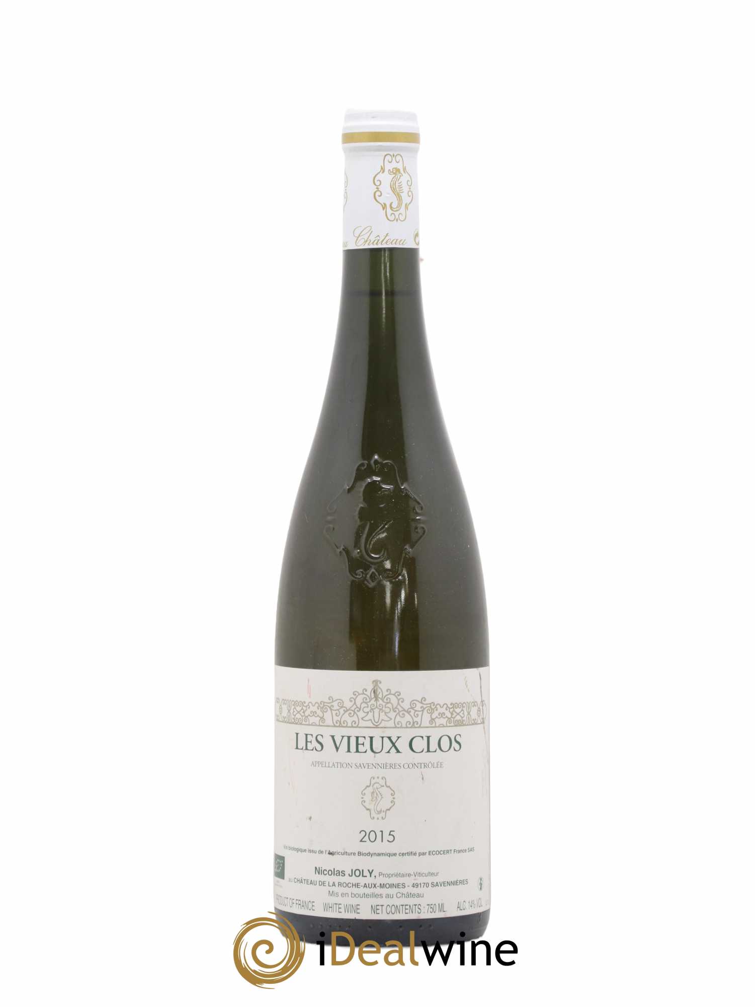 Savennières Les Vieux Clos Vignobles de la Coulée de Serrant - Nicolas Joly 2015 - Lot de 1 bouteille - 0