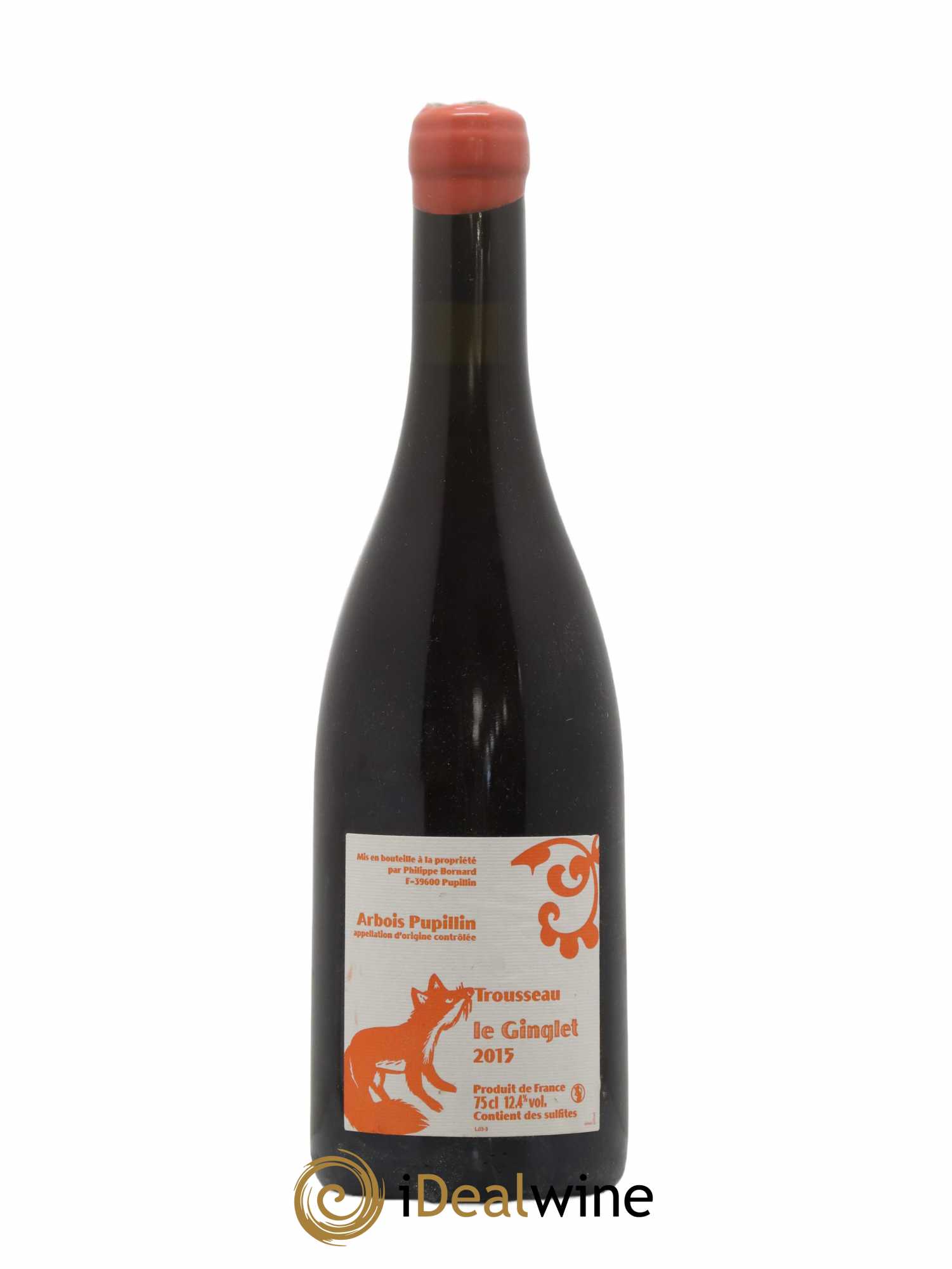 Arbois-Pupillin Trousseau Le Ginglet Bornard 2015 - Lot of 1 bottle - 0