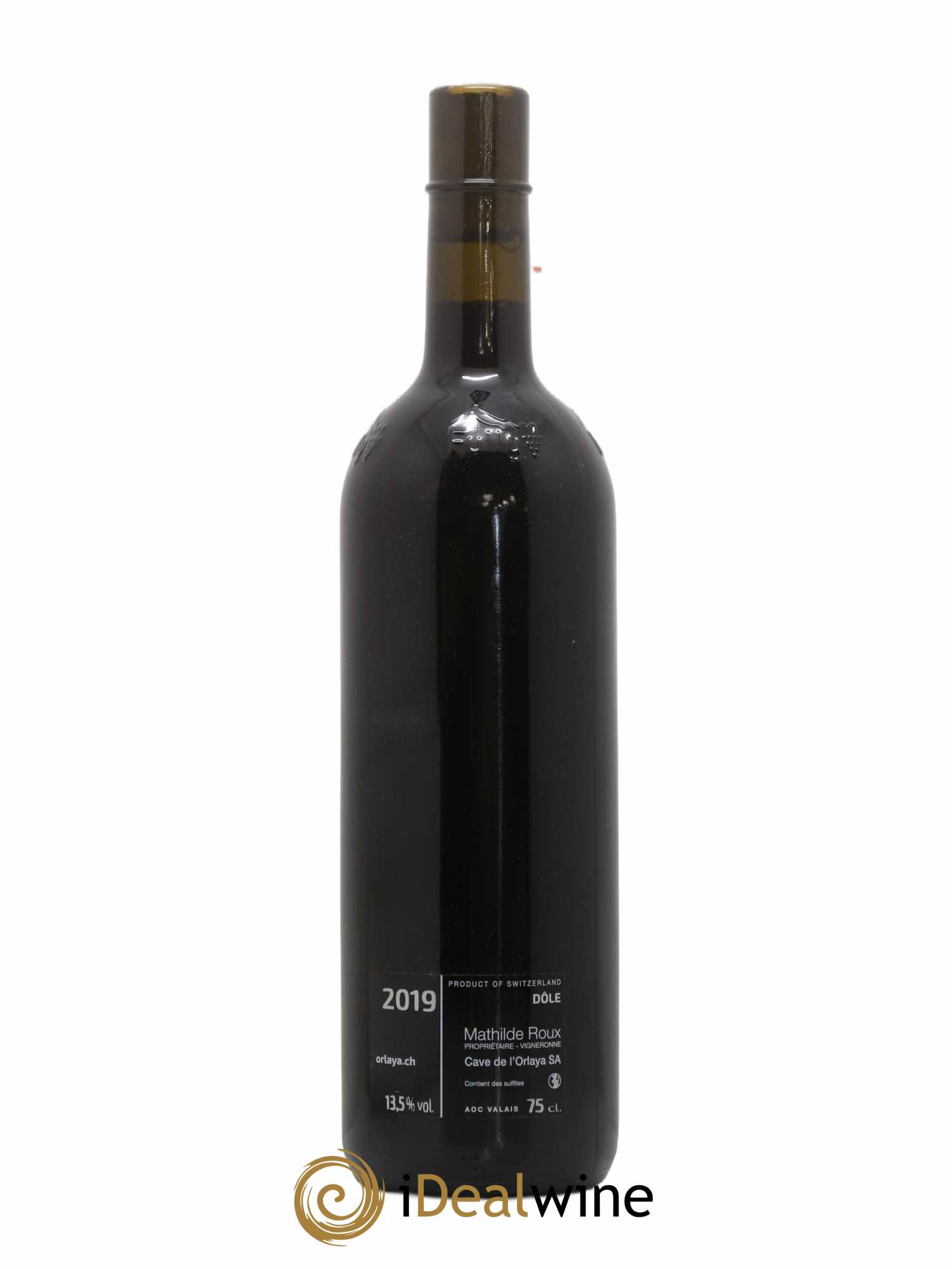 Valais Mathilde Roux Cave de l'Orlaya Dôle 2019 - Lot de 1 bouteille - 1
