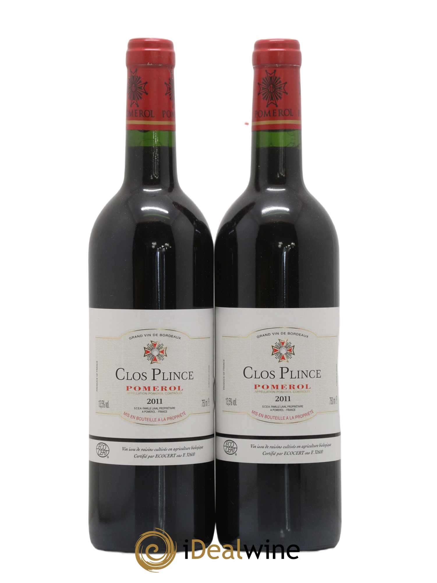 Pomerol Clos Plince 2011 - Lot de 2 bouteilles - 0
