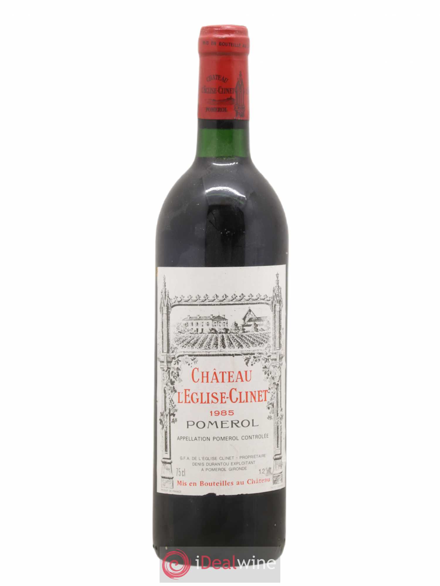 Château l' Église Clinet 1985 - Lot de 1 bouteille - 0