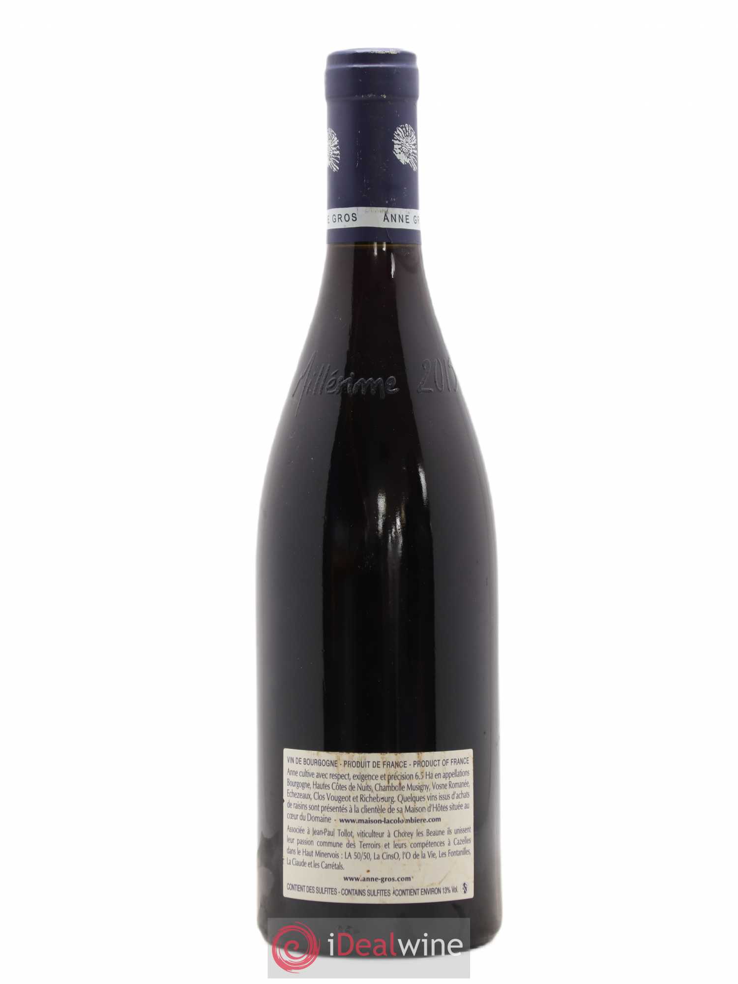 Echezeaux Grand Cru Les Loachausses Anne Gros 2015 - Lot de 1 bouteille - 1