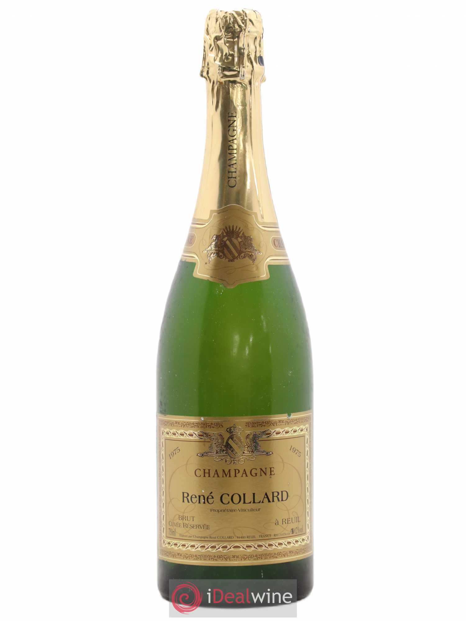 Champagne Brut Cuvée Réservée René Collard 1975 - Lot de 1 bouteille - 0