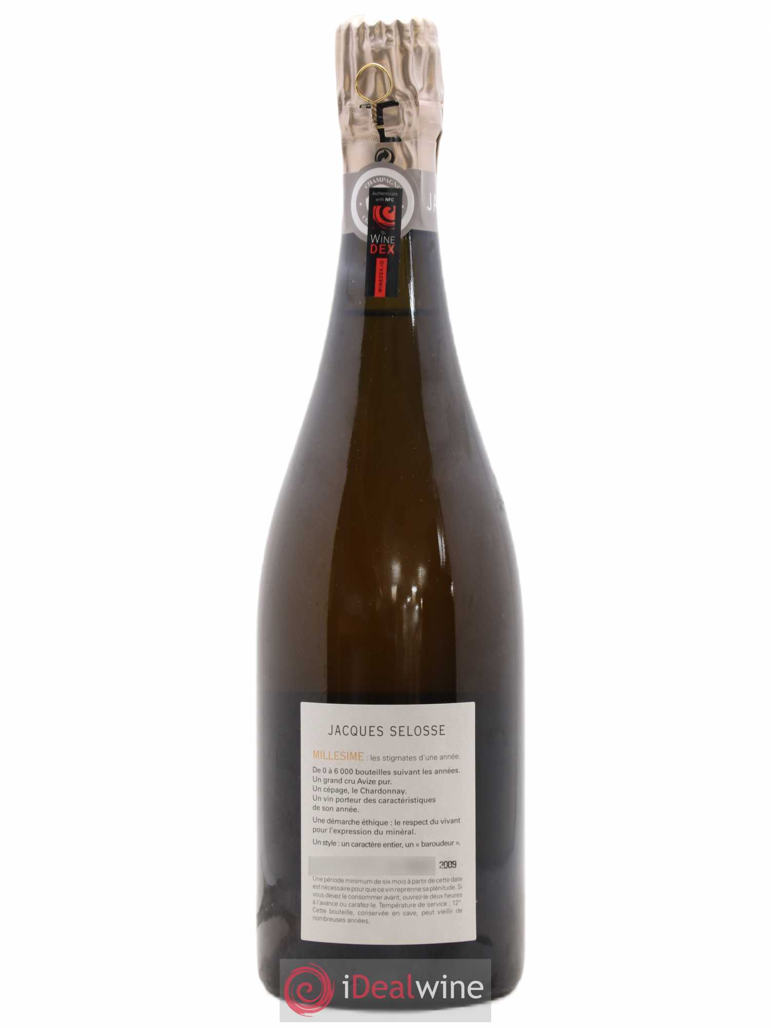 Blanc de Blancs Grand Cru Extra-Brut Jacques Selosse 1999 - Lot of 1 bottle - 1