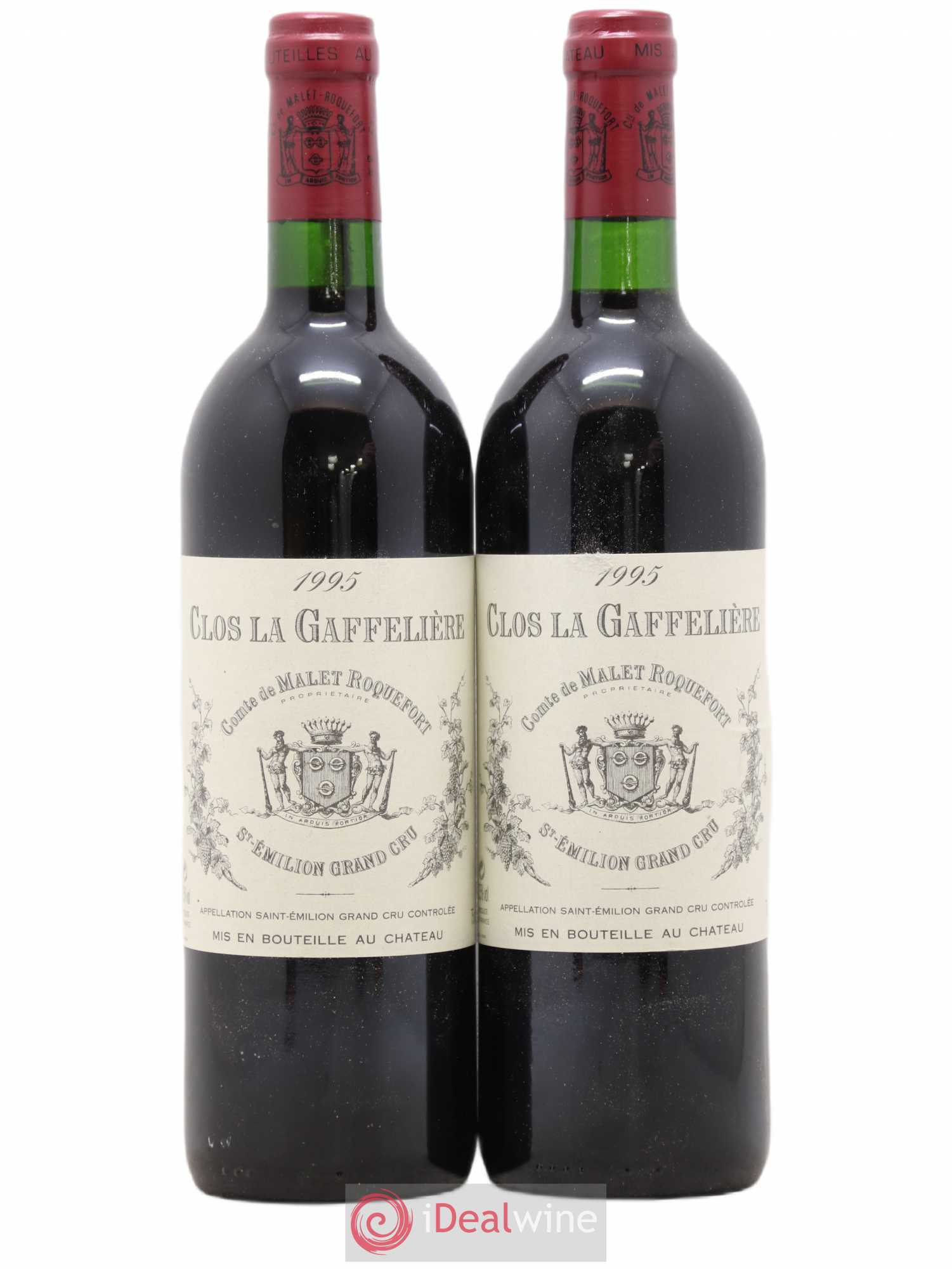 Saint-Émilion Grand Cru Clos la Gaffelière 1995 - Lot de 2 bouteilles - 0