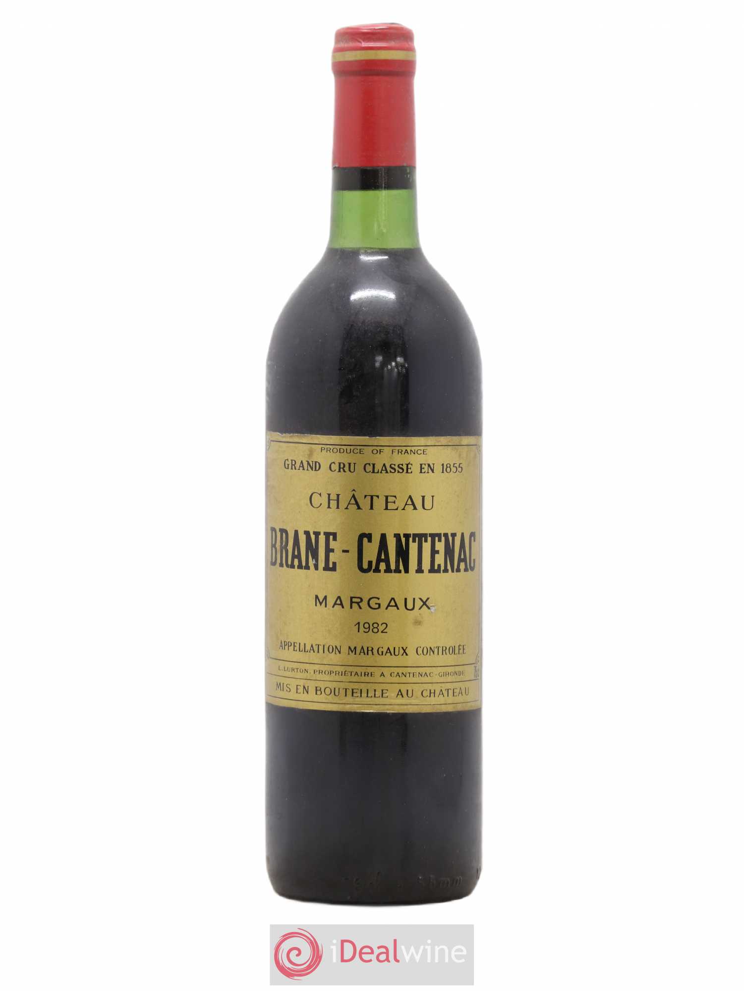 Château Brane Cantenac 2ème Grand Cru Classé 1982 - Lot de 1 bouteille - 0