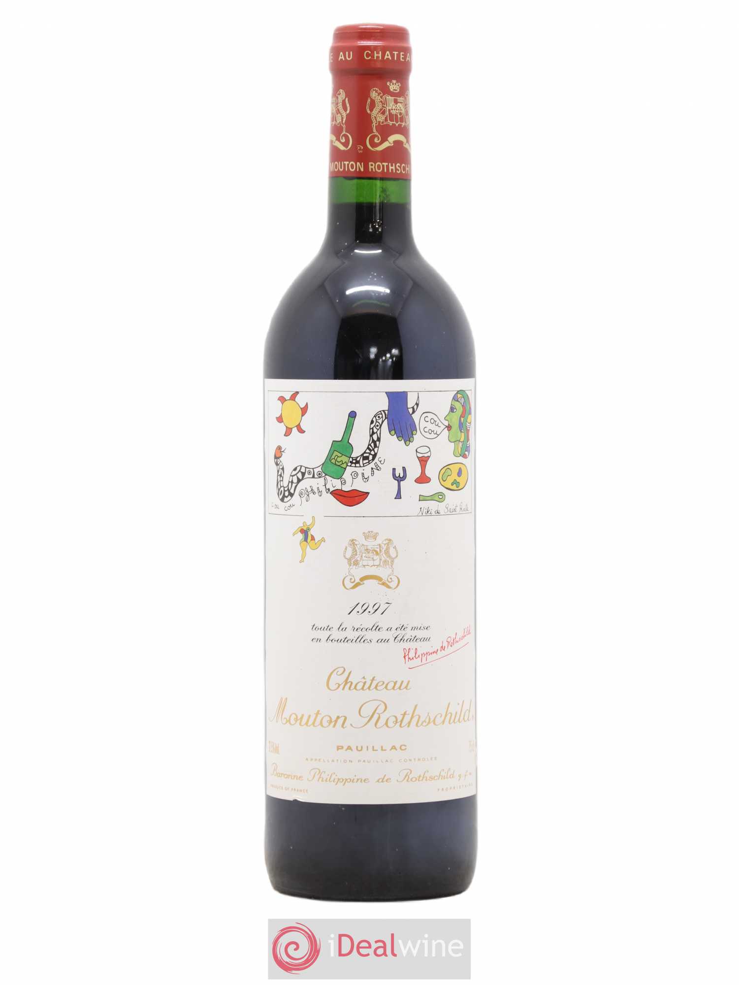 Château Mouton Rothschild 1er Grand Cru Classé 1997 - Lot de 1 bouteille - 0