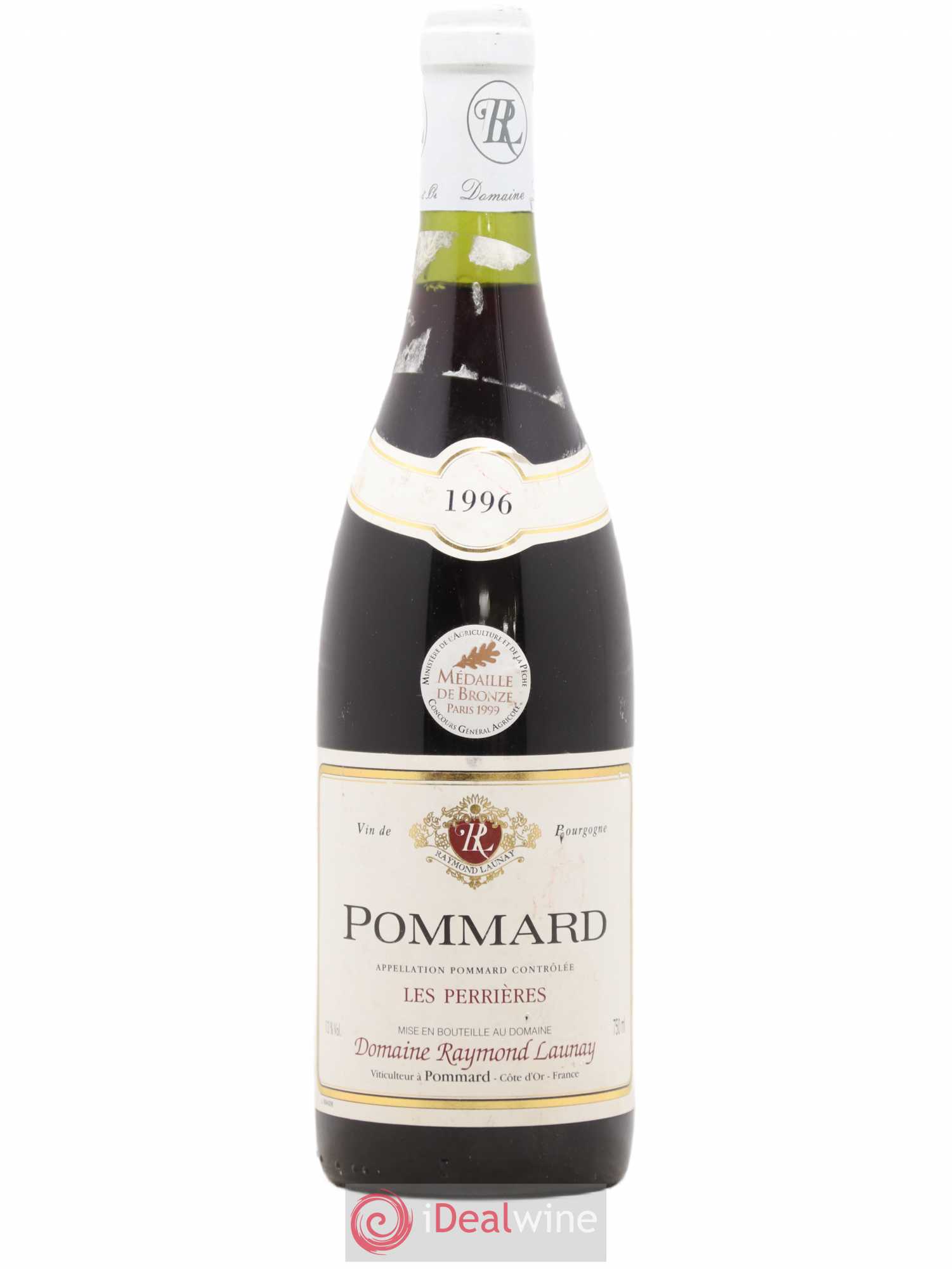 Pommard Les Perrieres Raymond Launay 1996 - Lot de 1 bouteille - 0